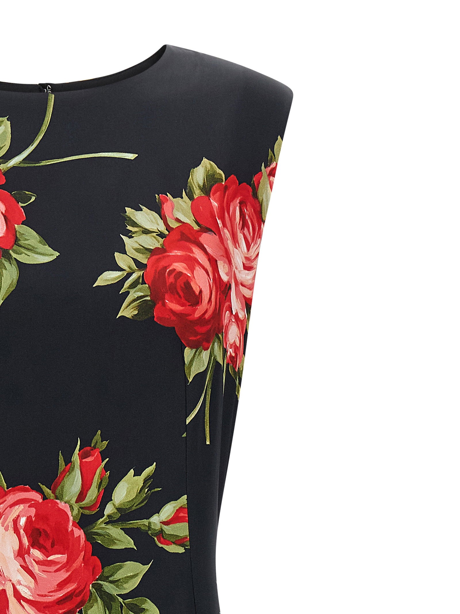 Dolce & Gabbana Bouquet Rose Dress – 96% viscose, 4% elastane - view 3