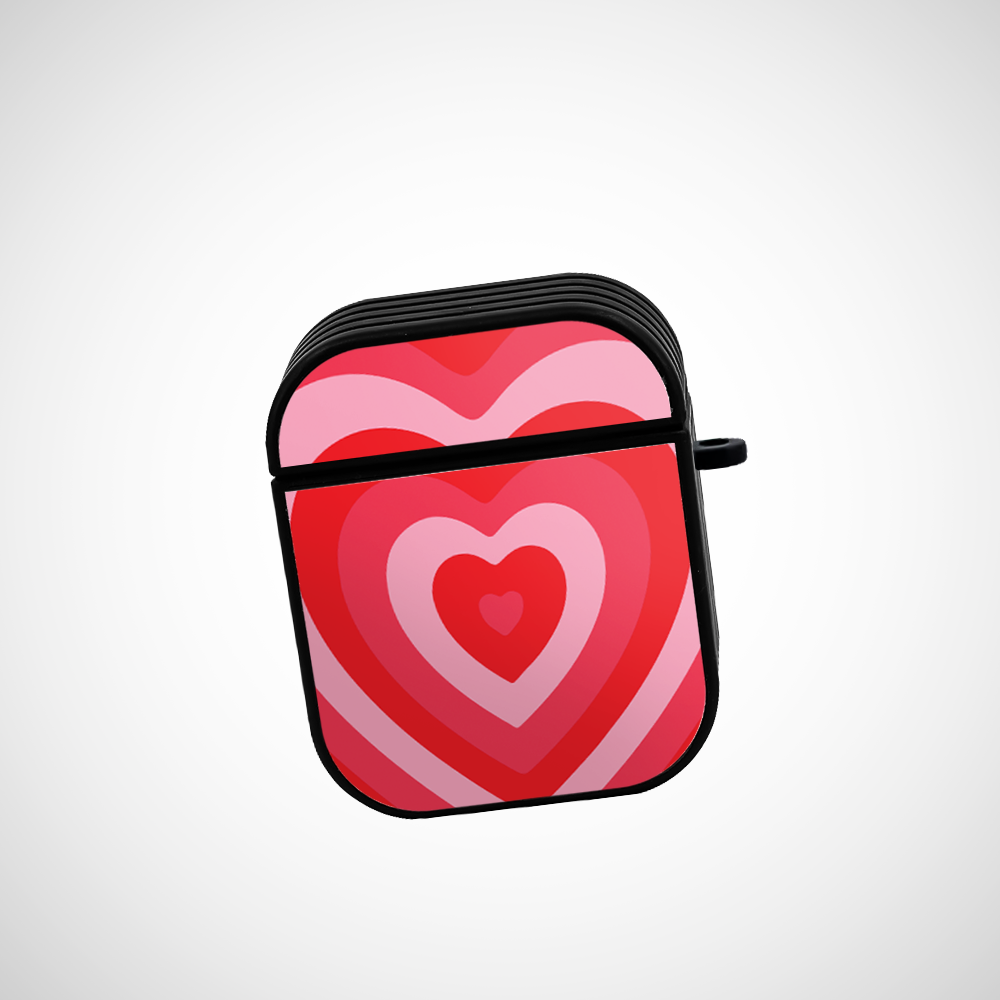 Cover It Up Strawberry Hearts Glass Airpods 2nd Gen Case Covers