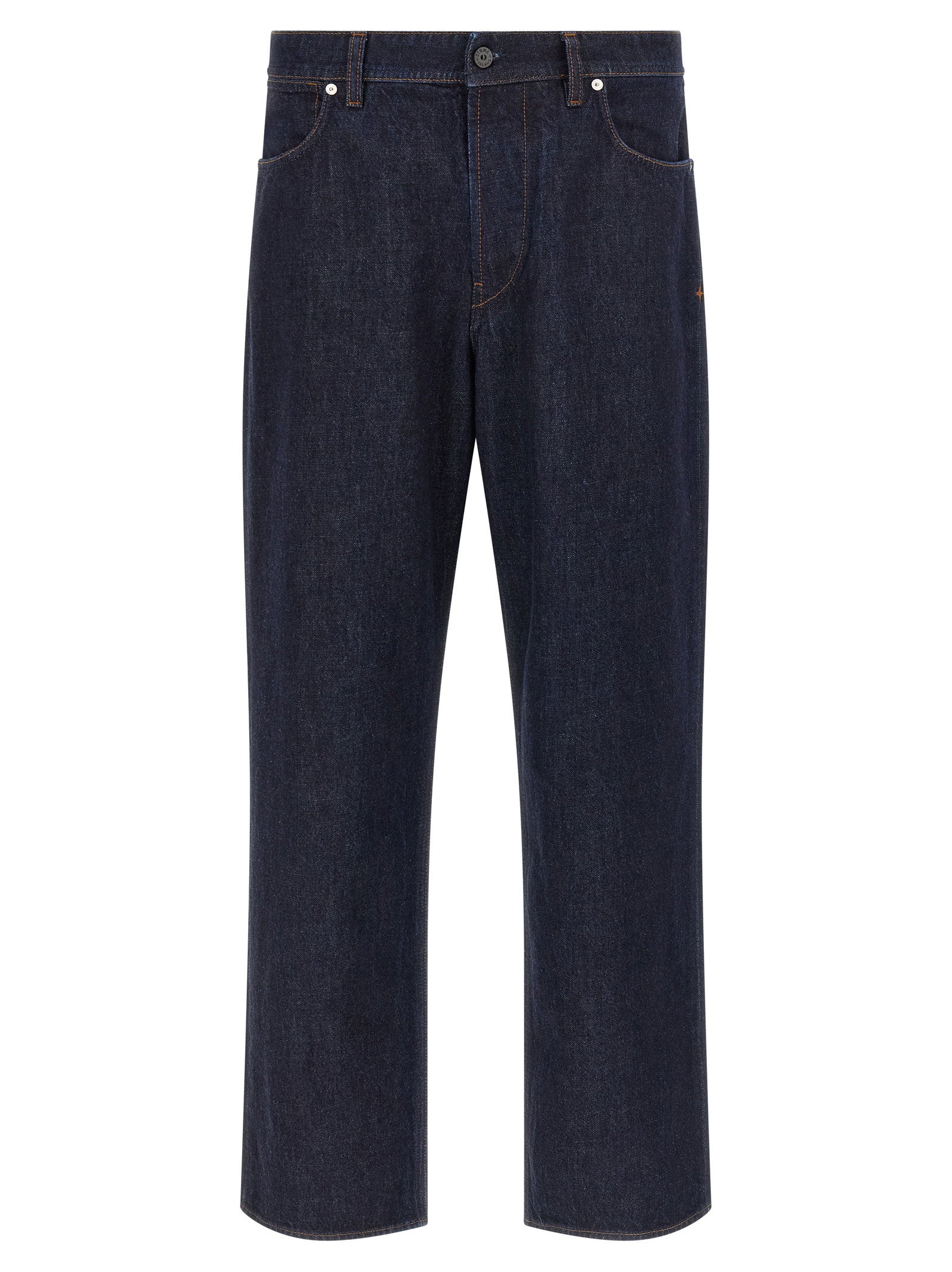 Stone Island Indigo Denim-rinsed Jeans – 100% cotton
