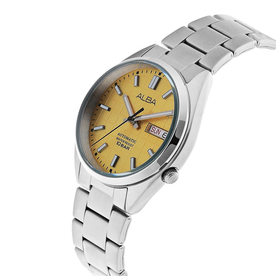 Alba Mechanical Automatic Golden Yellow – Yellow Gold