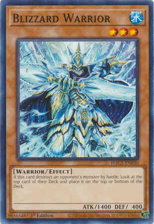 Yu-Gi-Oh! Blizzard Warrior - HAC1-EN030 - Common - 1st Edition