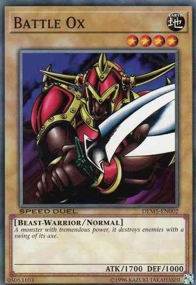 Yu-Gi-Oh! Battle Ox - DEM5-EN002 - Common - Unlimited