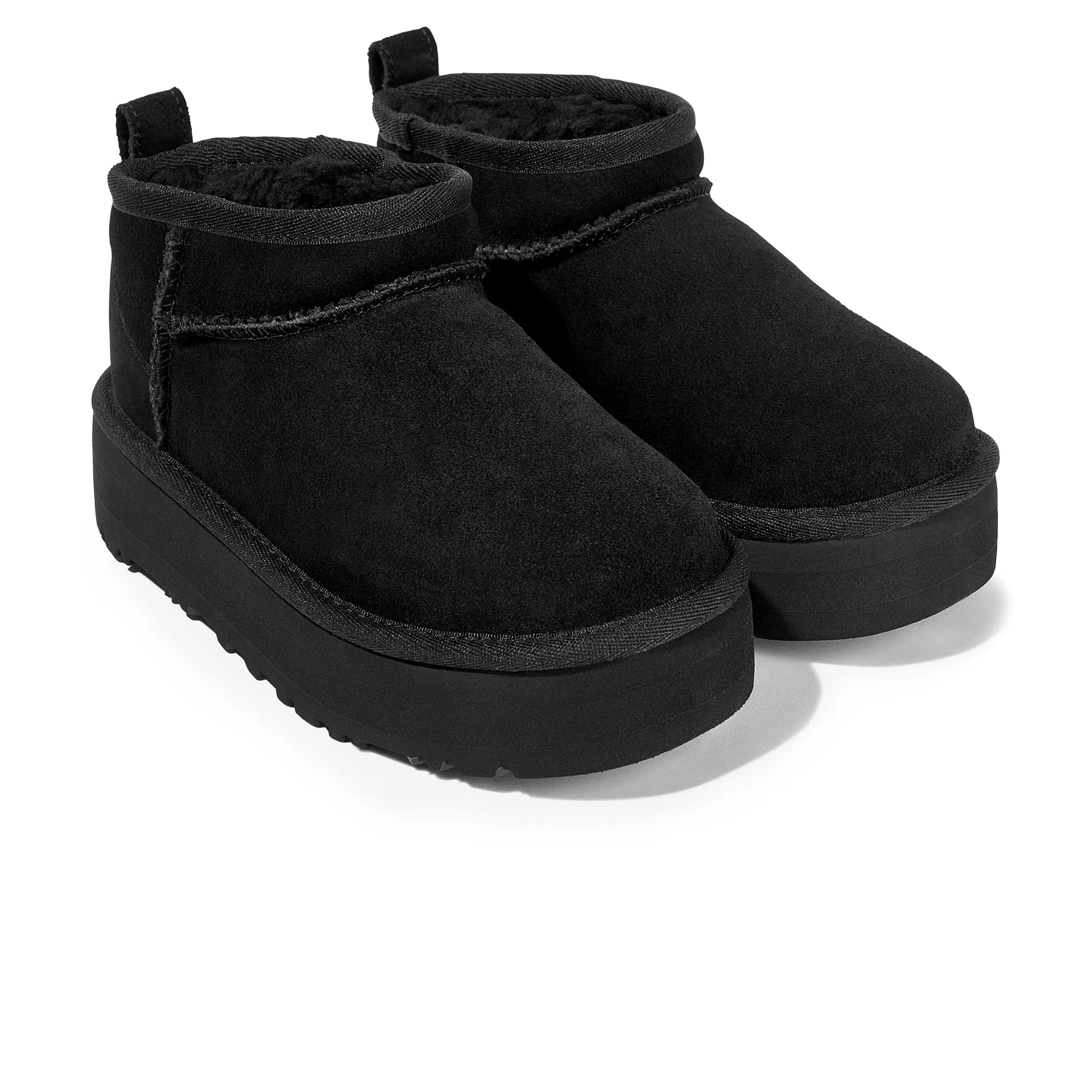 UGG Classic Ultra Mini Platform Girls Black Boots - view 2