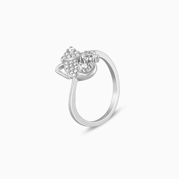 GIVA Jewellery Silver Ganesh Ring - view 4