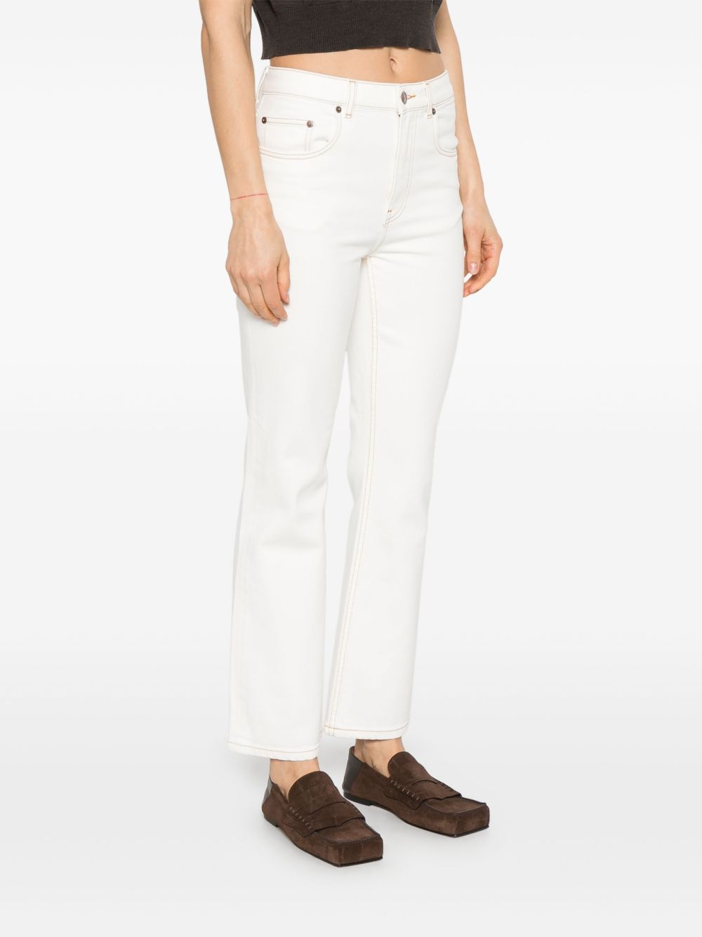 Tory Burch denim jeans - white – Cotton 98% Elastane 2% - view 2