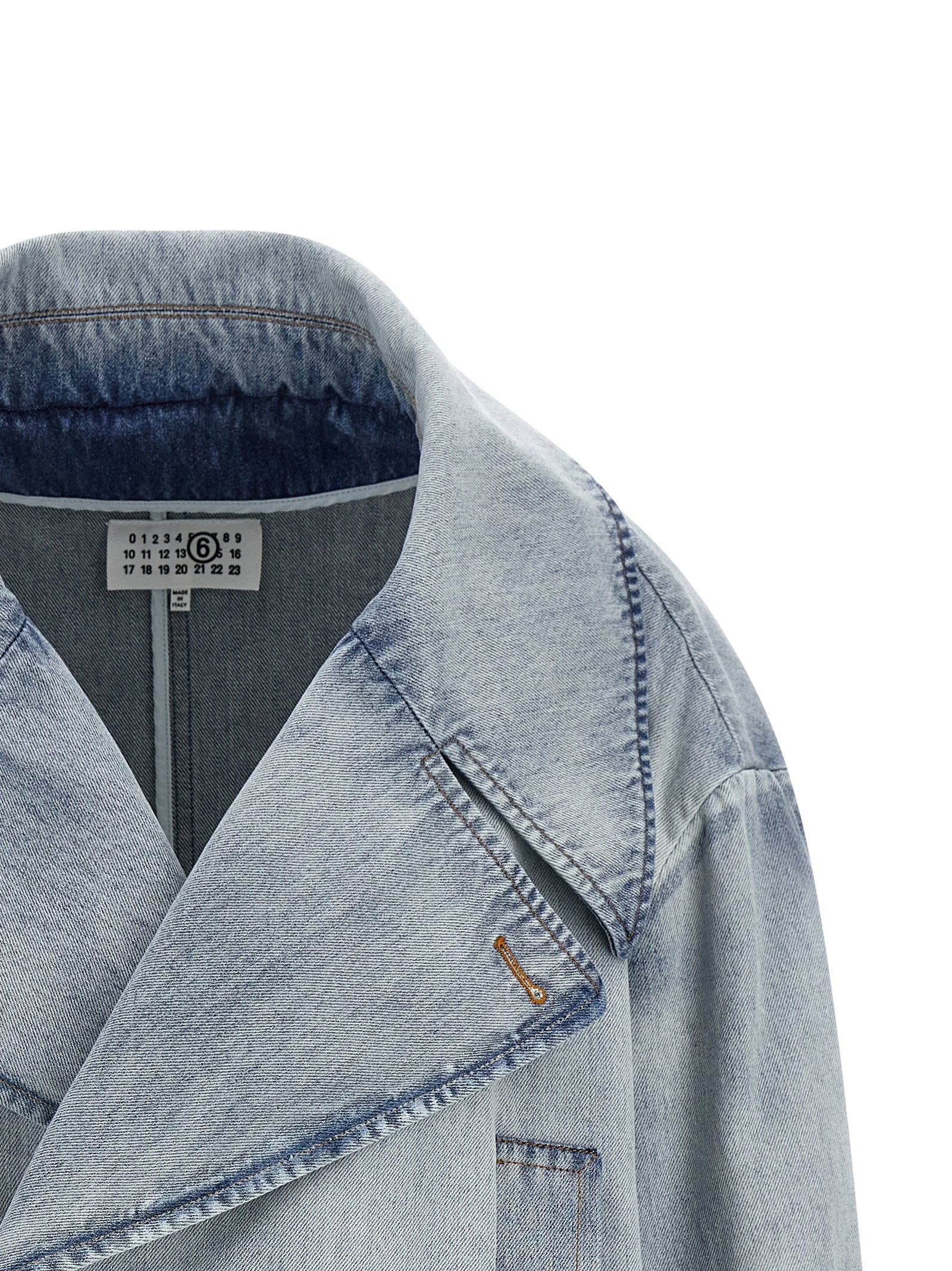 Mm6 Maison Margiela Double-breasted Jacket – 100% cotton - view 3