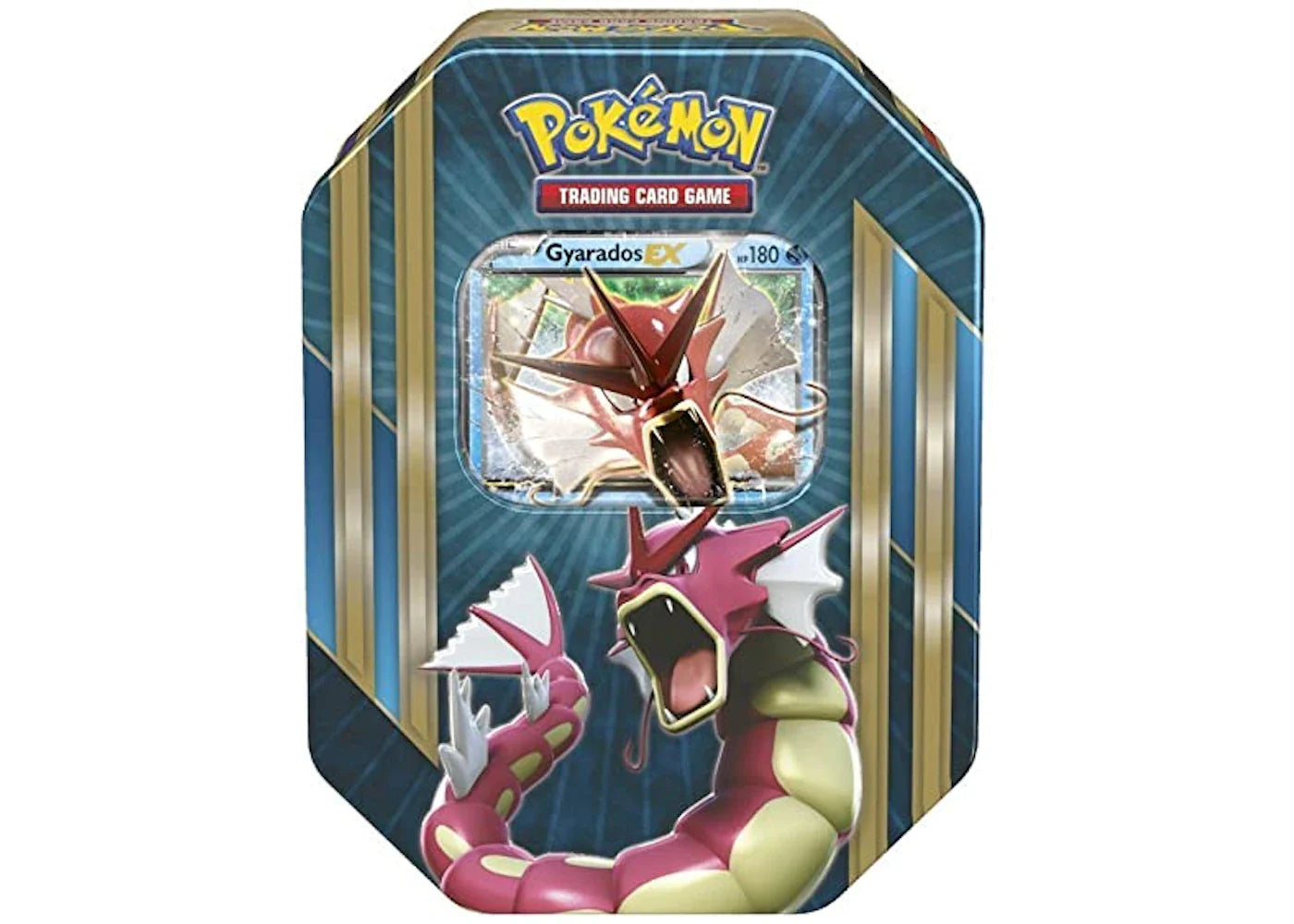 Pokémon 2016 Pokemon TCG Triple Power Tin Shiny Gyarados EX