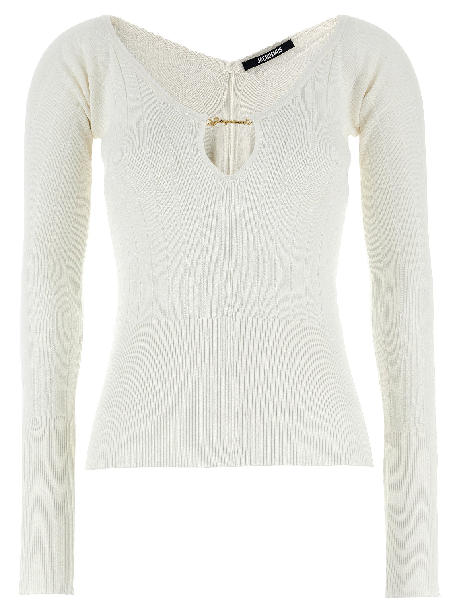Jacquemus Le Haut Pralù Top – 94% viscose 6% polyester