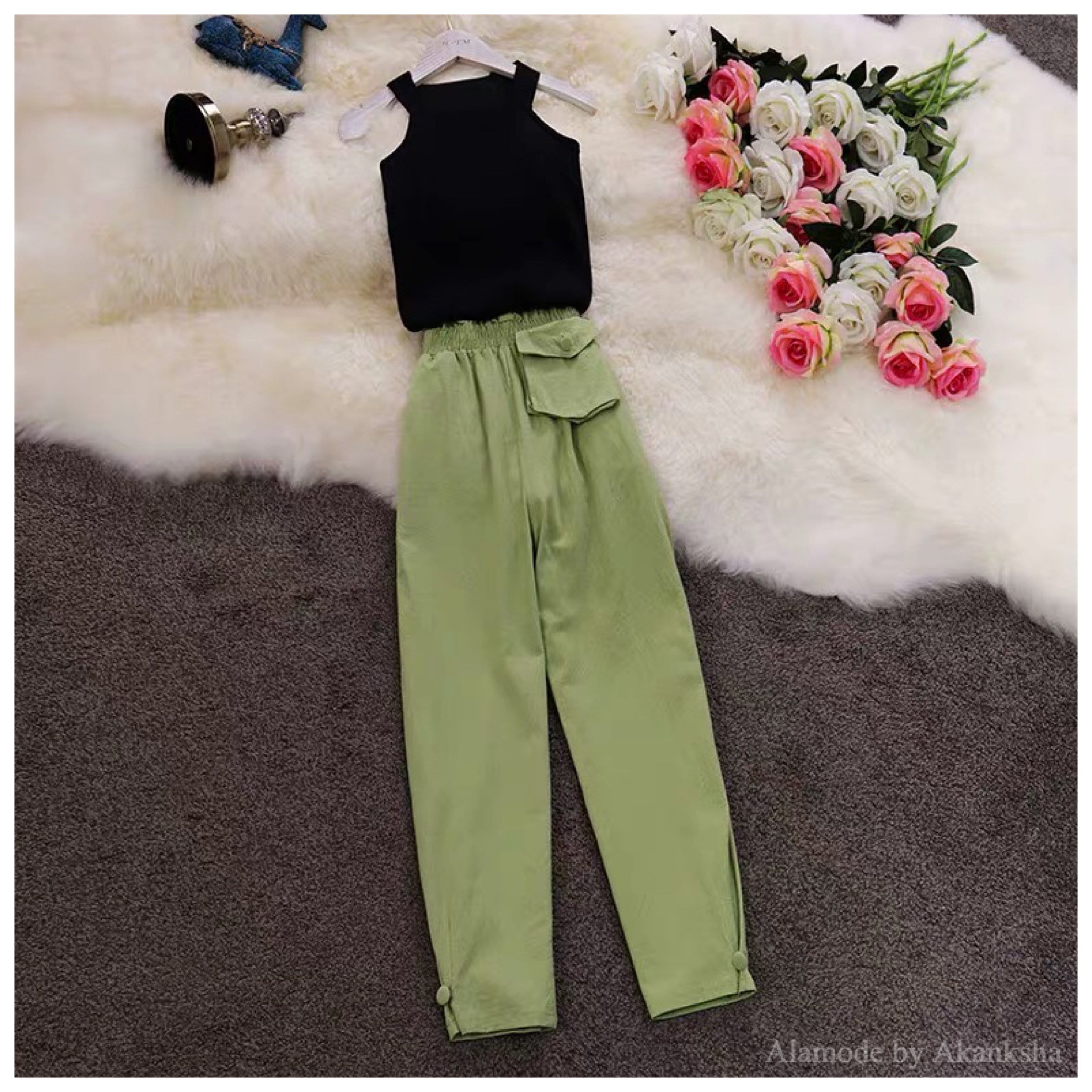 Alamode By Akanksha Lindsay Set of Top and Pants