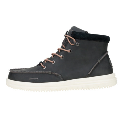 HEYDUDE shoes Bradley Nubuck Boot - Black Oyster
