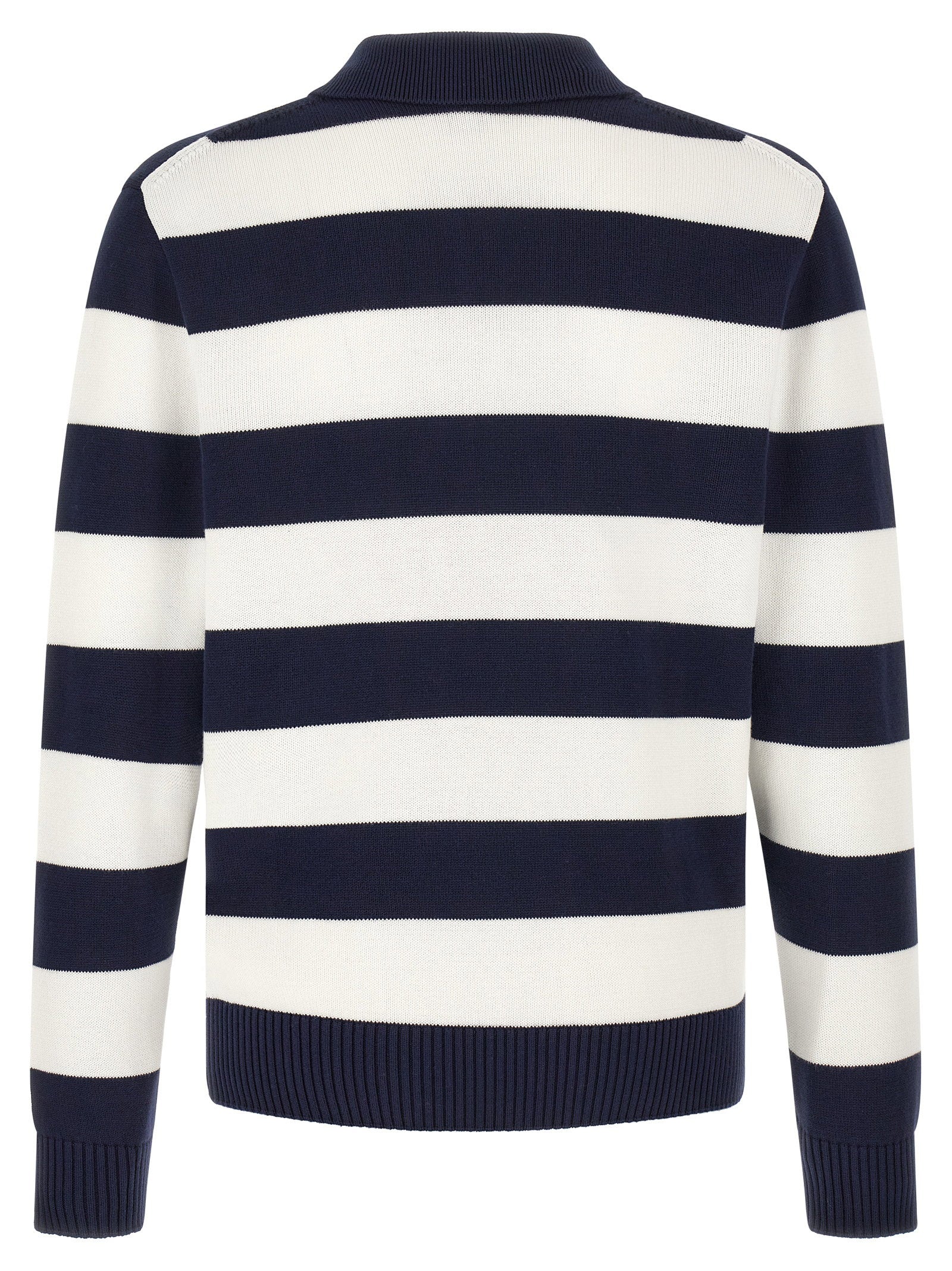 Lacoste Striped Pulover With Polo Collar – 100% cotton - view 2