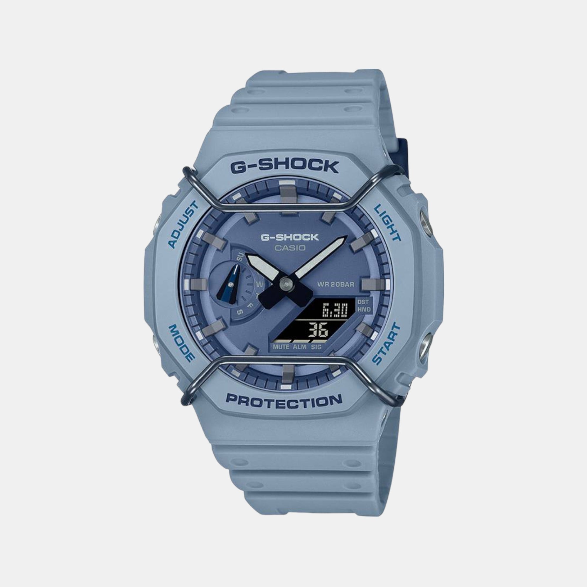 Casio G-Shock Men Quartz Blue Dial Analog-Digital Resin Watch G1339