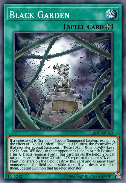 Yu-Gi-Oh! Black Garden - CSOC-EN048 - Super Rare - Unlimited