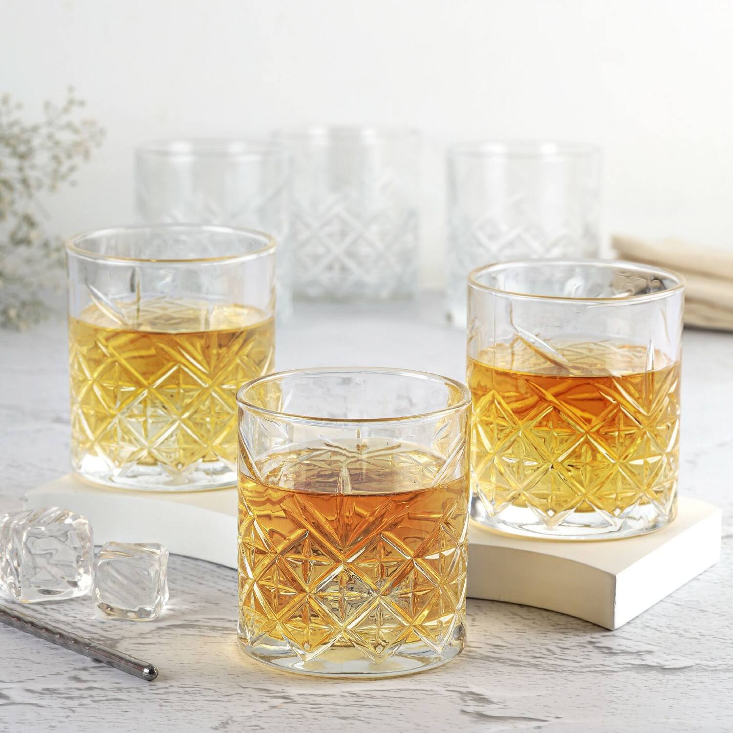 Cello Classix Glass Tumblers, Set of 6 – Clear
