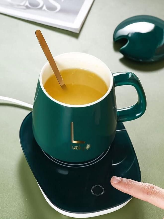 Roposo Clout Cup Warmer Tea Coffee Mug Heater Pad, For Home And Office - view 3