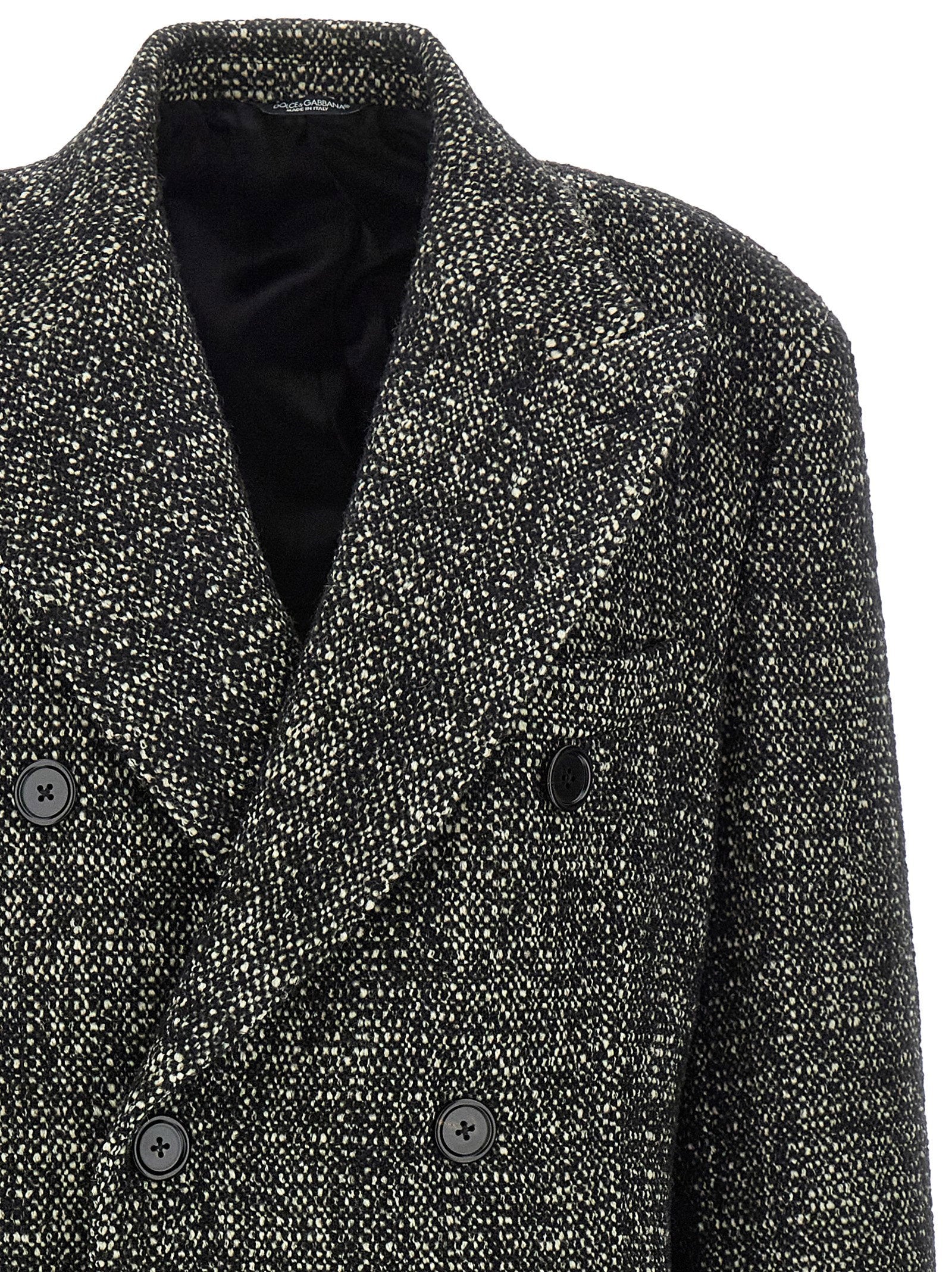 Dolce & Gabbana Bouclé Wool Coat – 12% pa 1% ws 87% wv - view 3