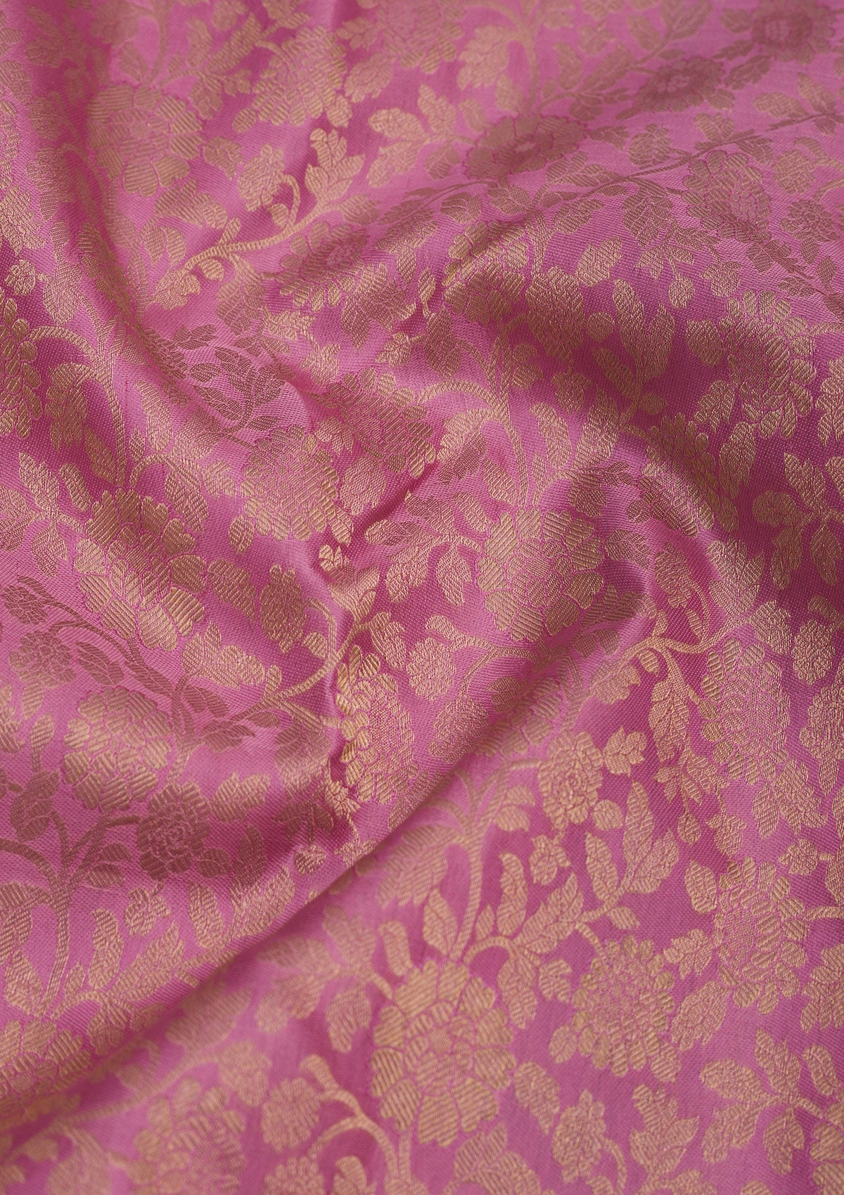 Koskii Baby Pink Zariwork Pure Silk Saree – Women's - view 2