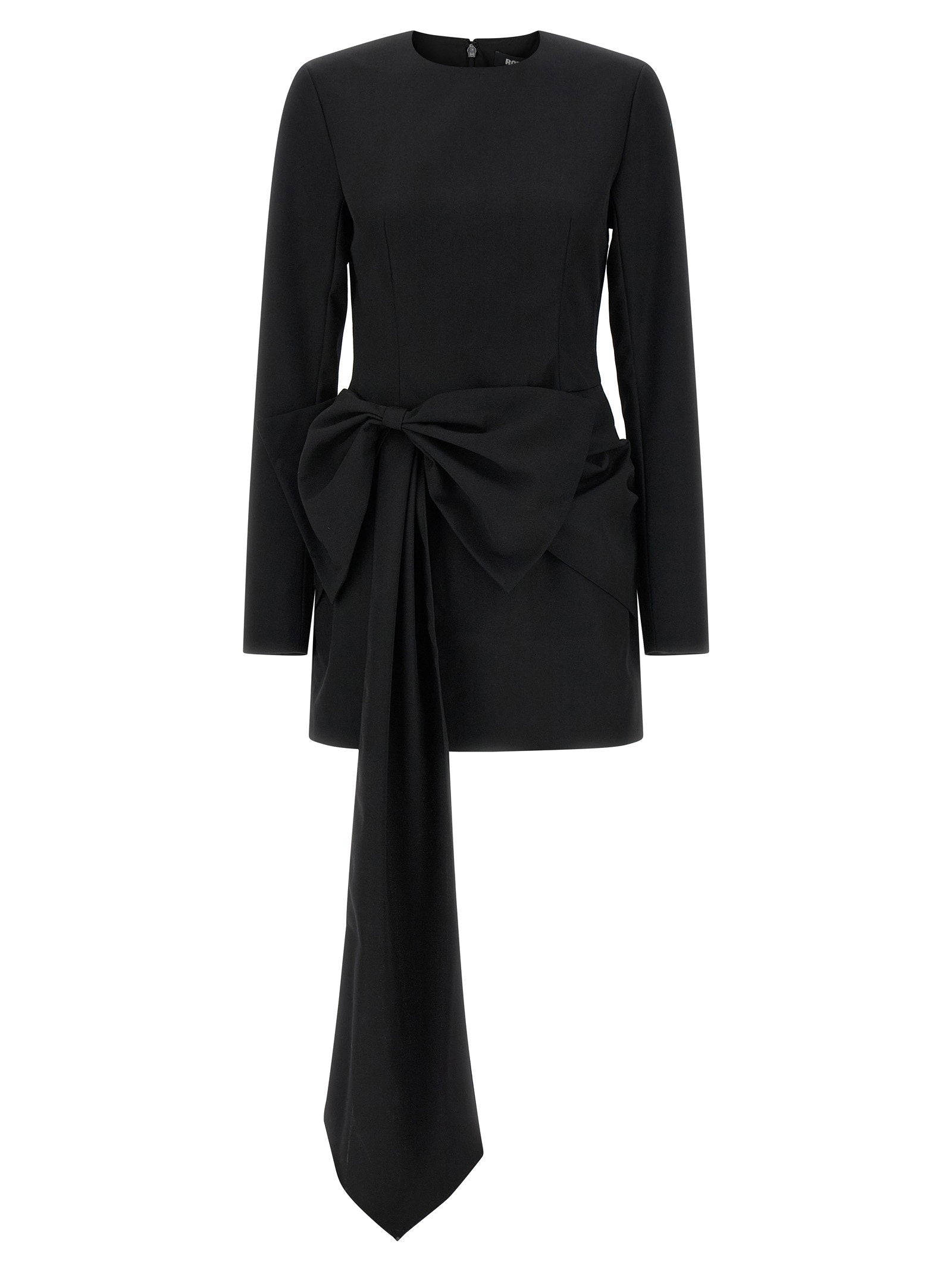 Rotate Birger Christensen Maxi Bow Dress – 55% polyester, 45% wool