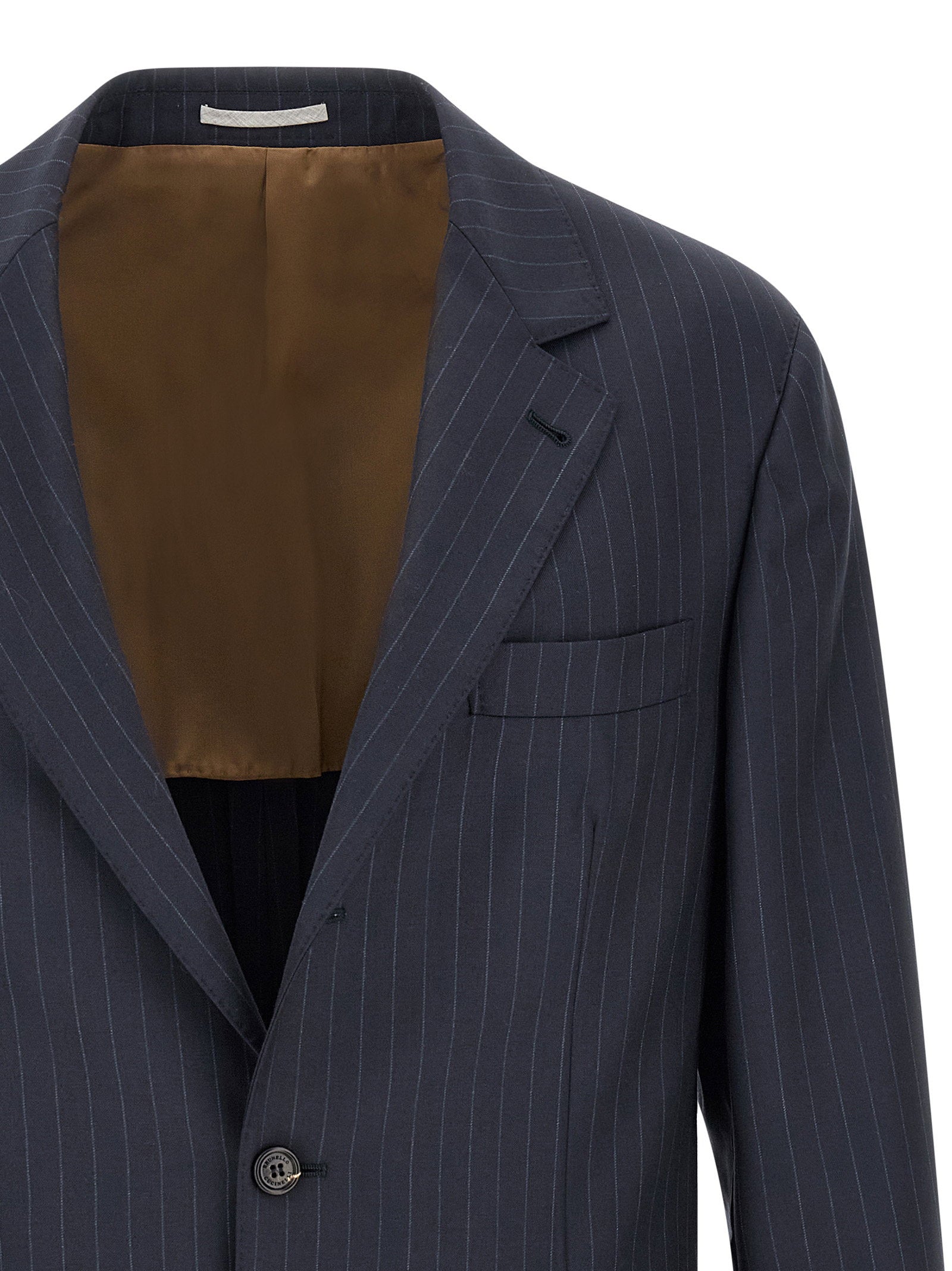 Brunello Cucinelli Pinstripe Batavia Blazer – 100% virgin wool - view 3