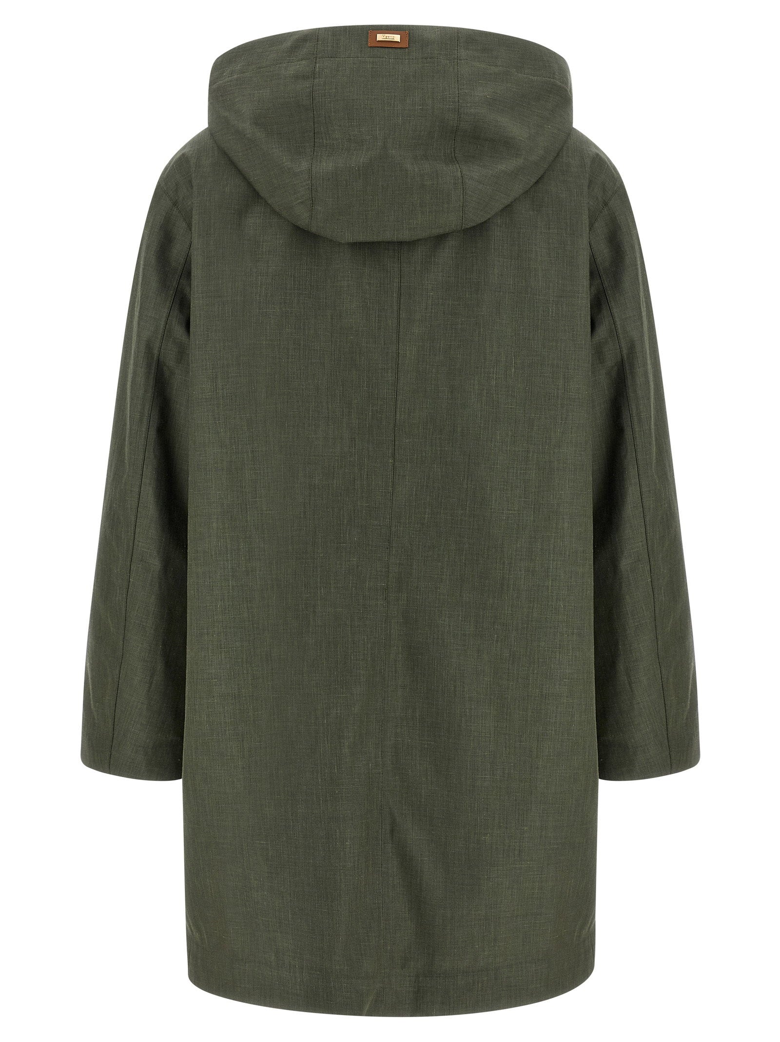 Herno Linen Raincoat – 50% li, 45% wo, 5% se - view 2