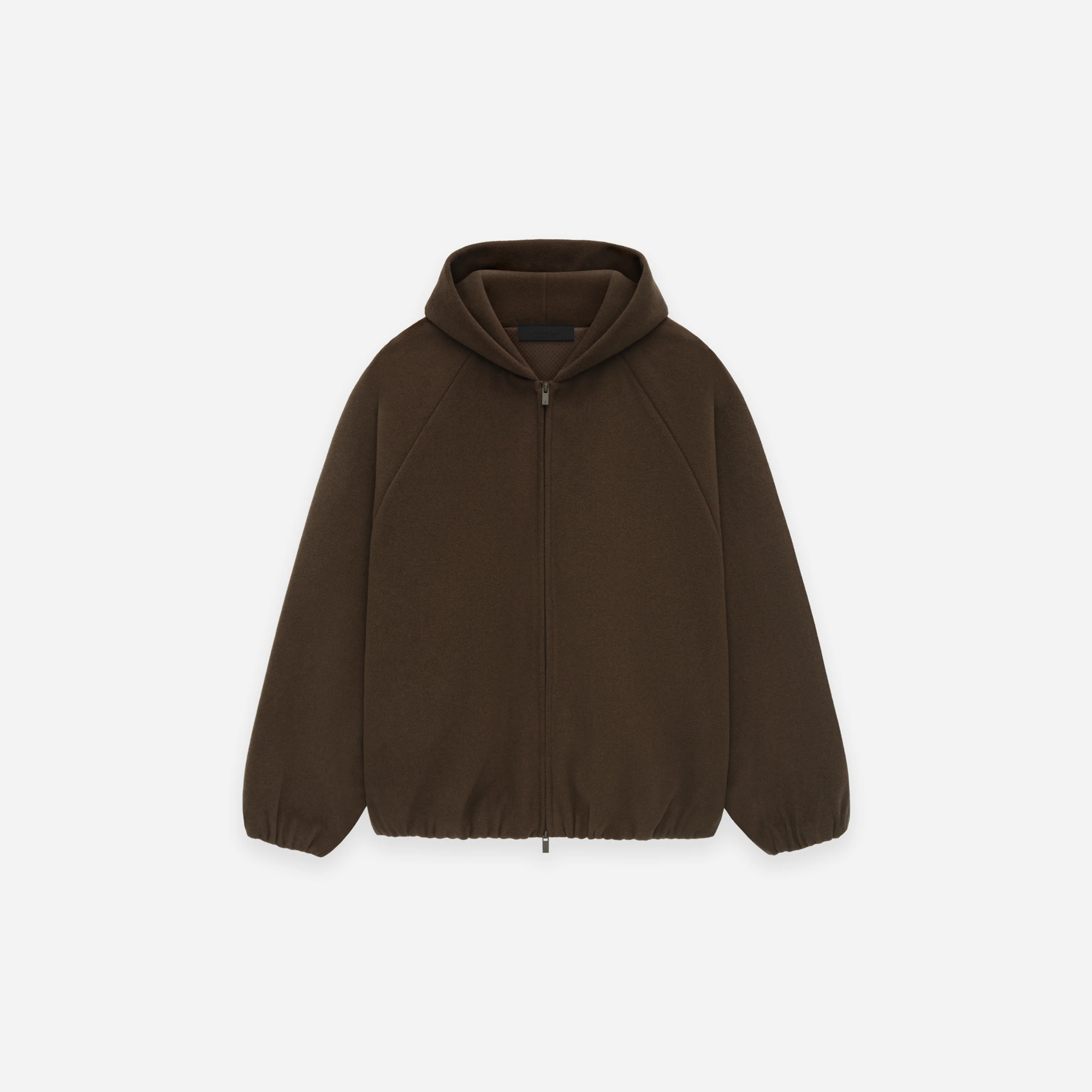 Fear Of God Essentials SS25 Brushed Hooded Bomber Brown - view 2