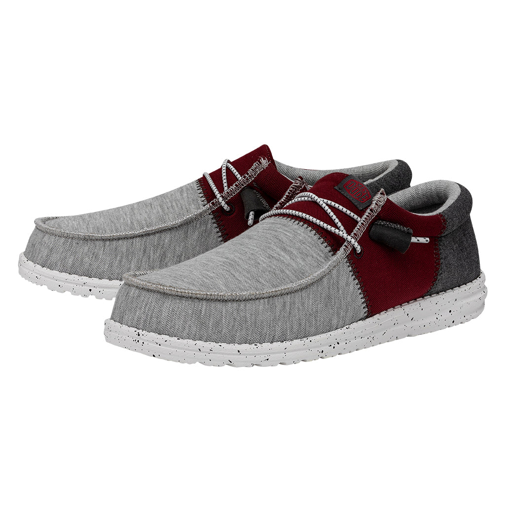 HEYDUDE shoes Wally Tri Varsity - Crimson – Men's - view 2