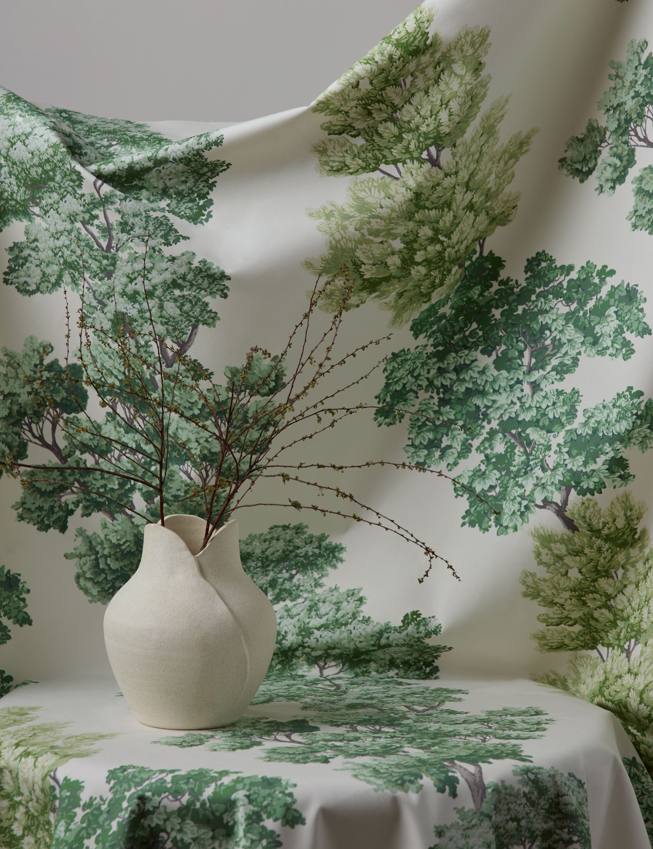 Lulu and Georgia Central Park Cotton Fabric by Scalamandré