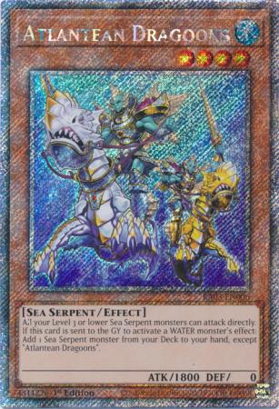 Yu-Gi-Oh! Atlantean Dragoons - RA03-EN006 - Platinum Secret Rare - 1st Edition