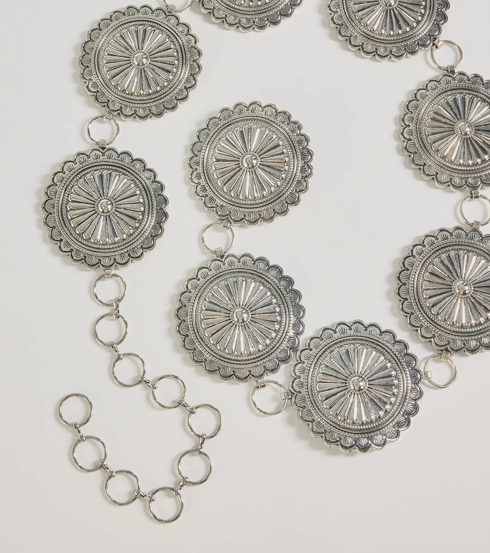 Windsor Vintage Glam Concho Metal Belt - view 2