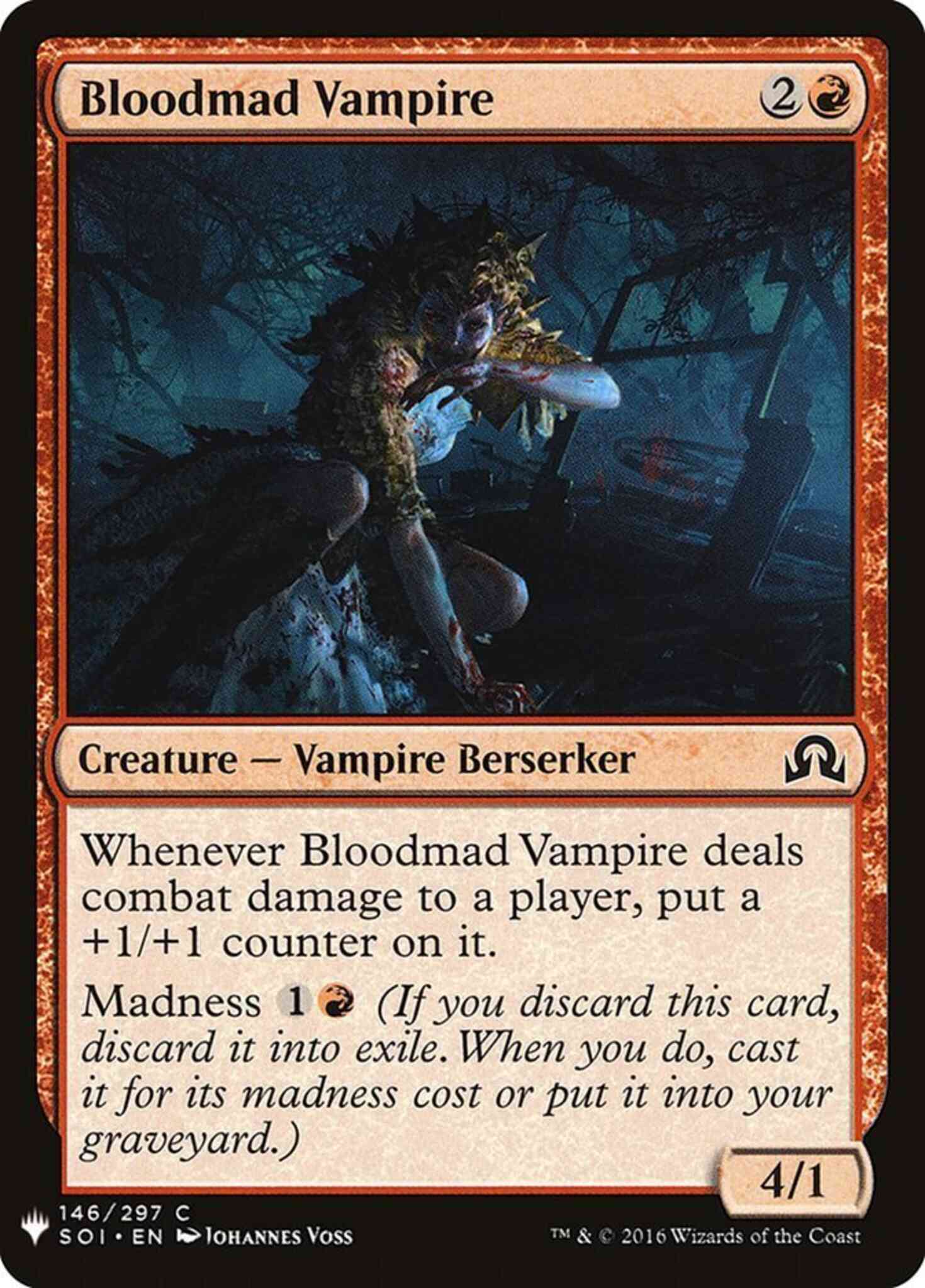Bloodmad vampire soi-146 – Magic Bloodmad Vampire [SOI-146] [The List] [Non-Foil]