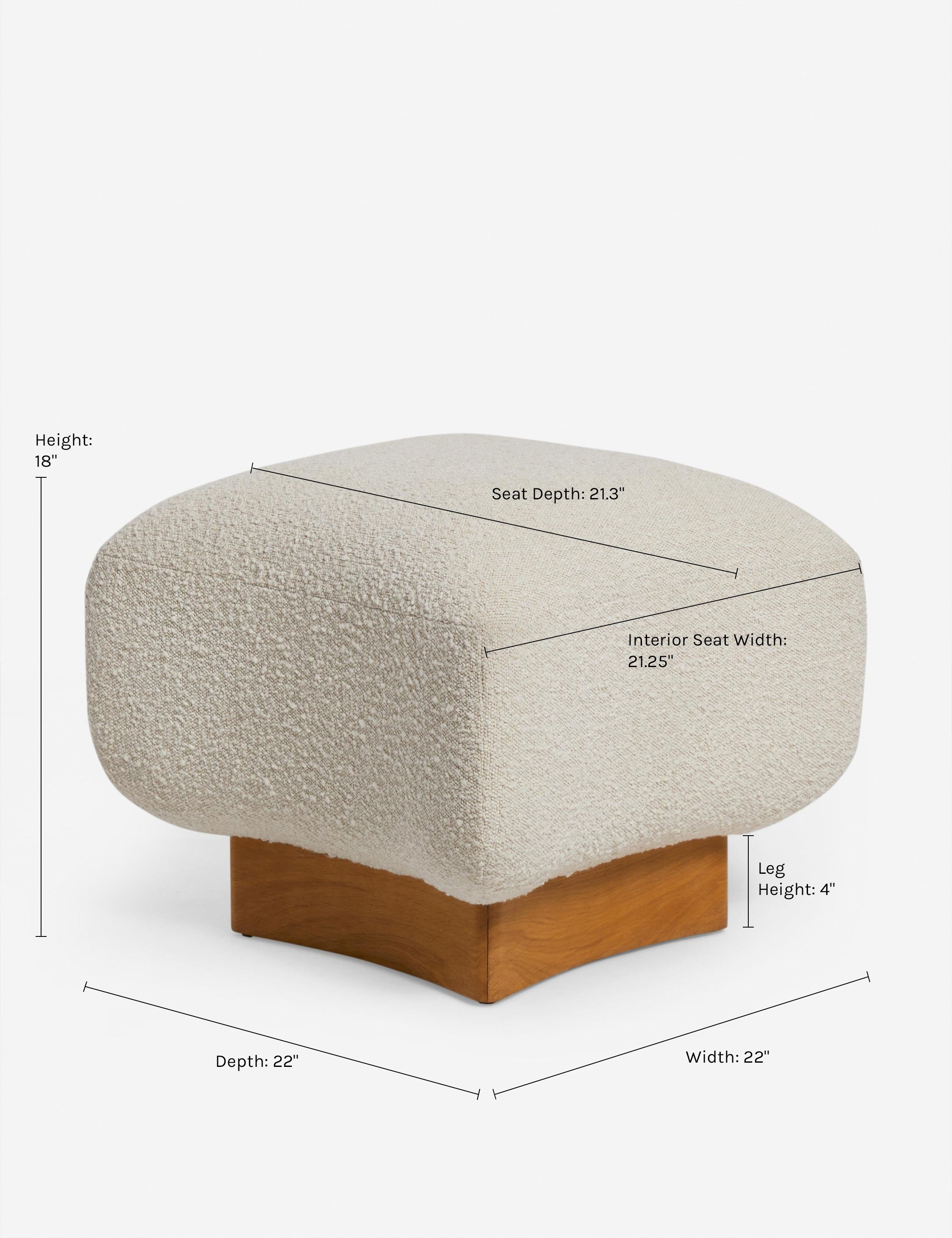 Lulu and Georgia Lua Ottoman by Eny Lee Parker - view 8