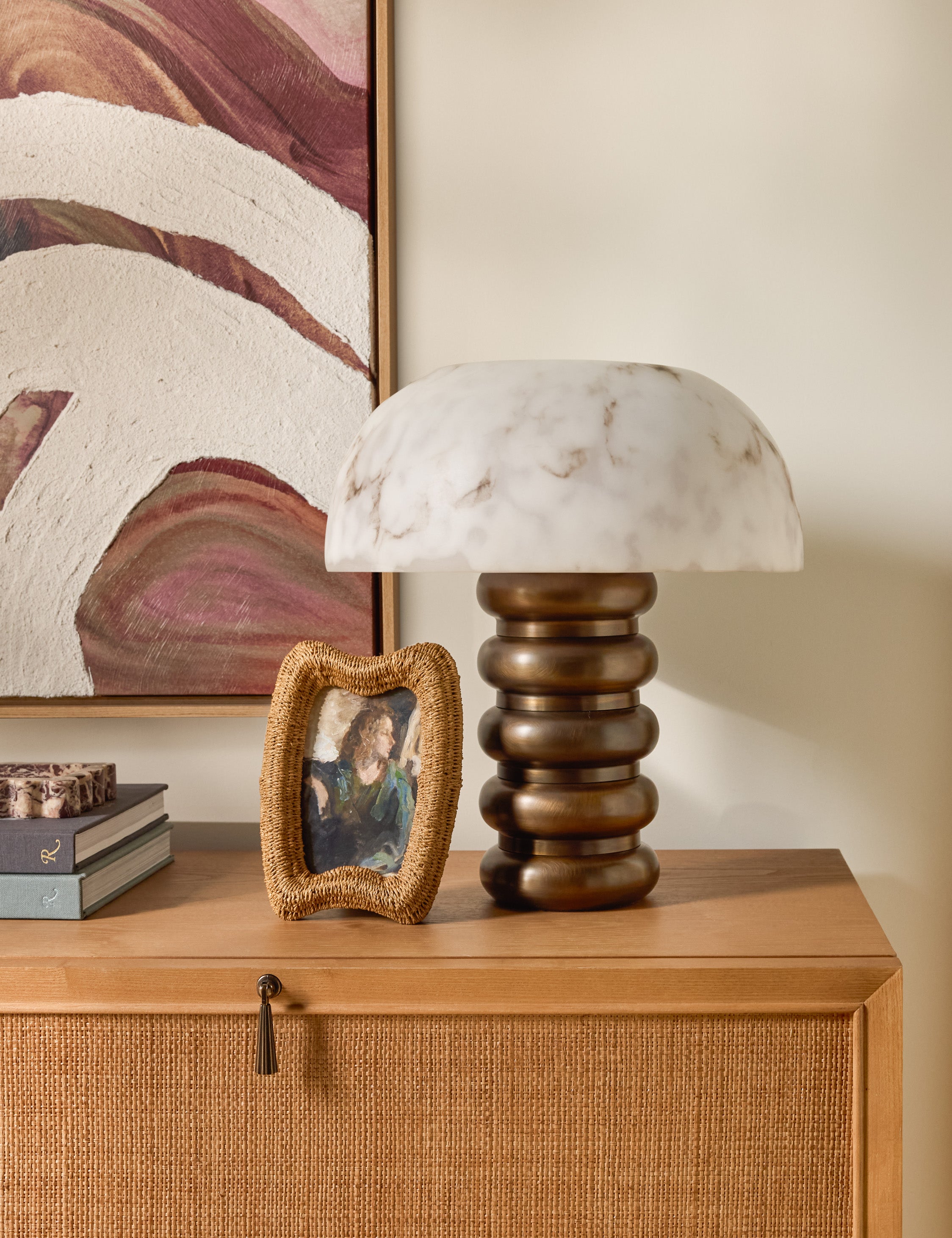 Lulu and Georgia Phaedra Table Lamp – Burnished Brass - view 2