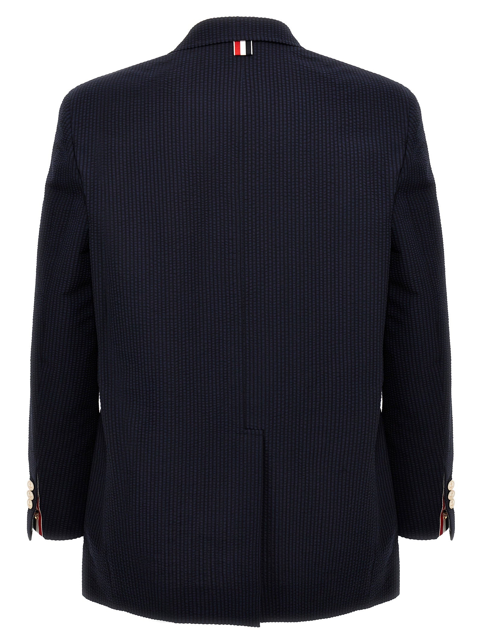Thom Browne Single-breasted Seersucker Blazer - view 2