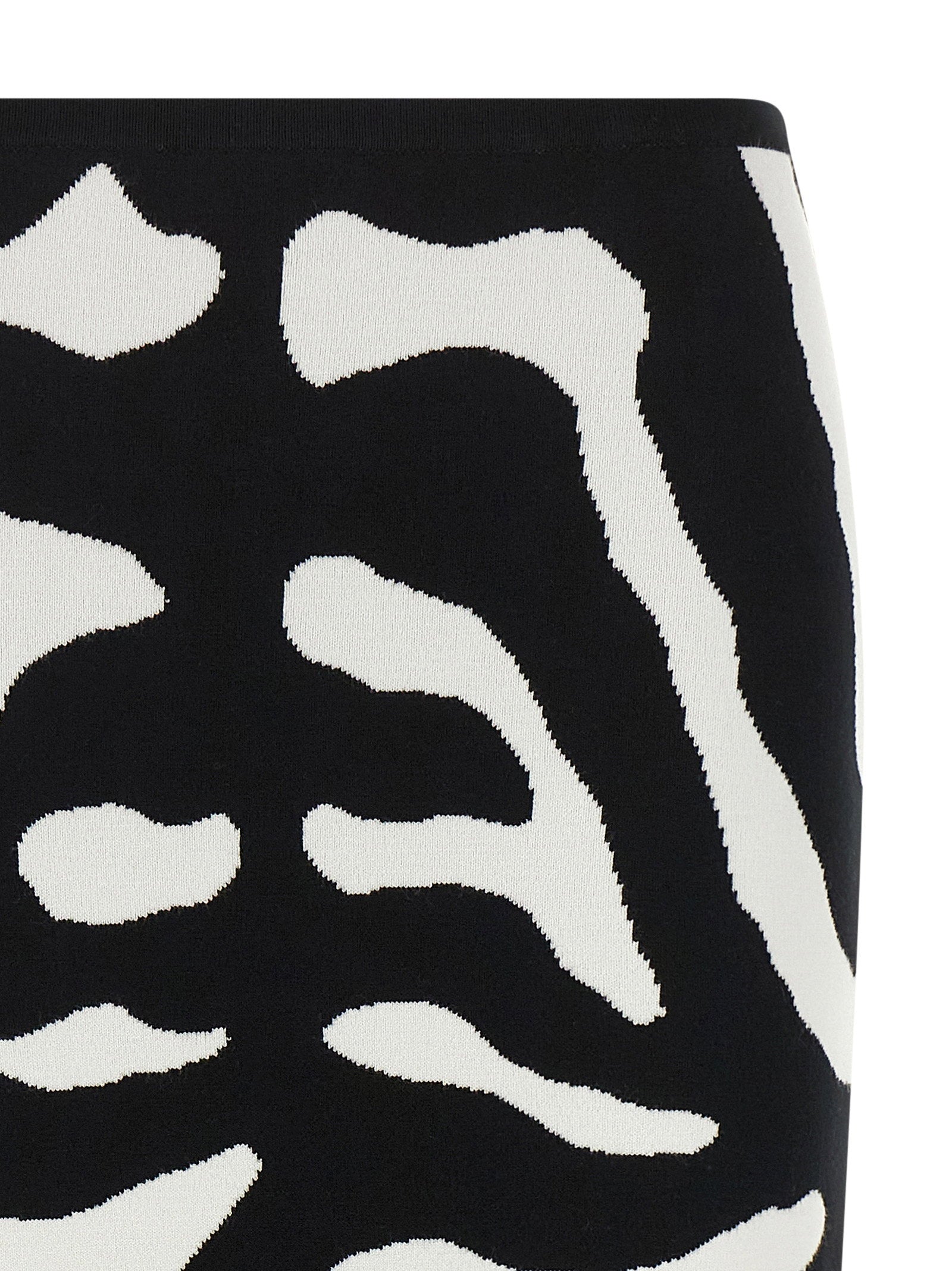 Moschino Zebra Intarsia Skirt - view 3