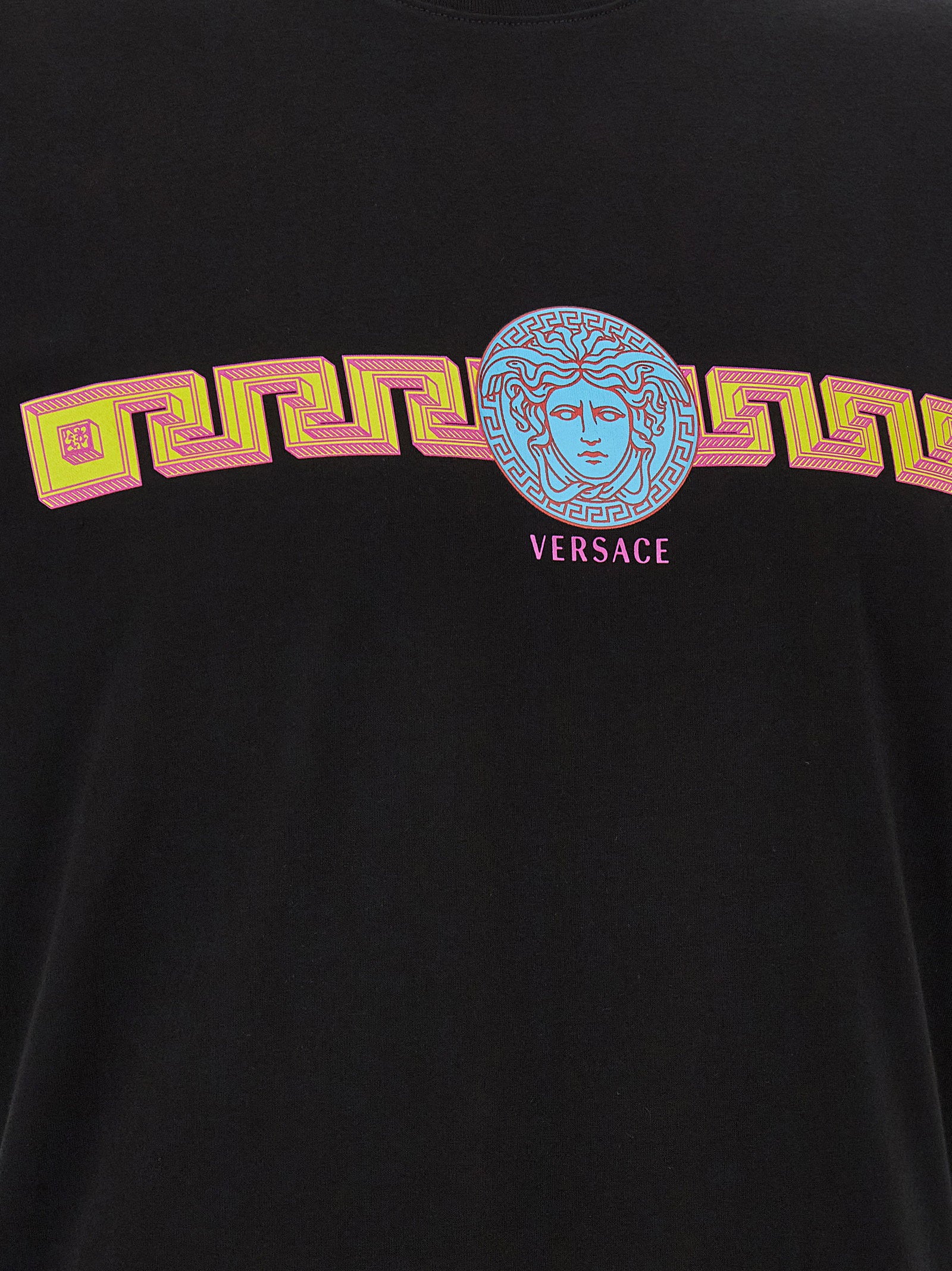 Versace Medusa Print Cotton T-shirt – 100% cotton - view 4