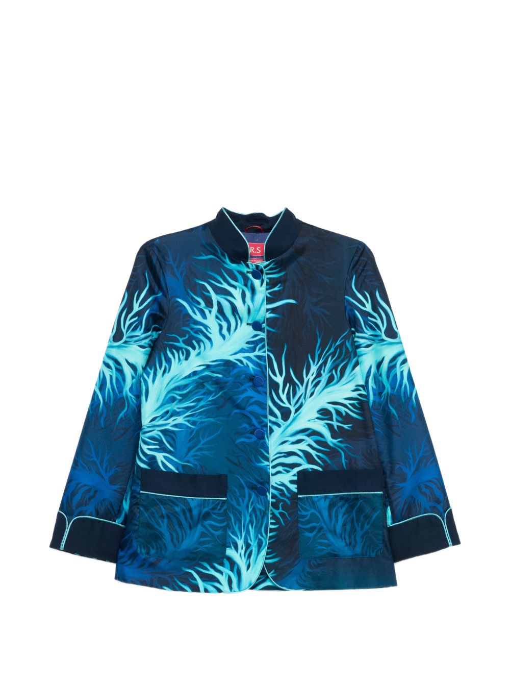 F.R.S . Printed silk jacket – Silk 100%