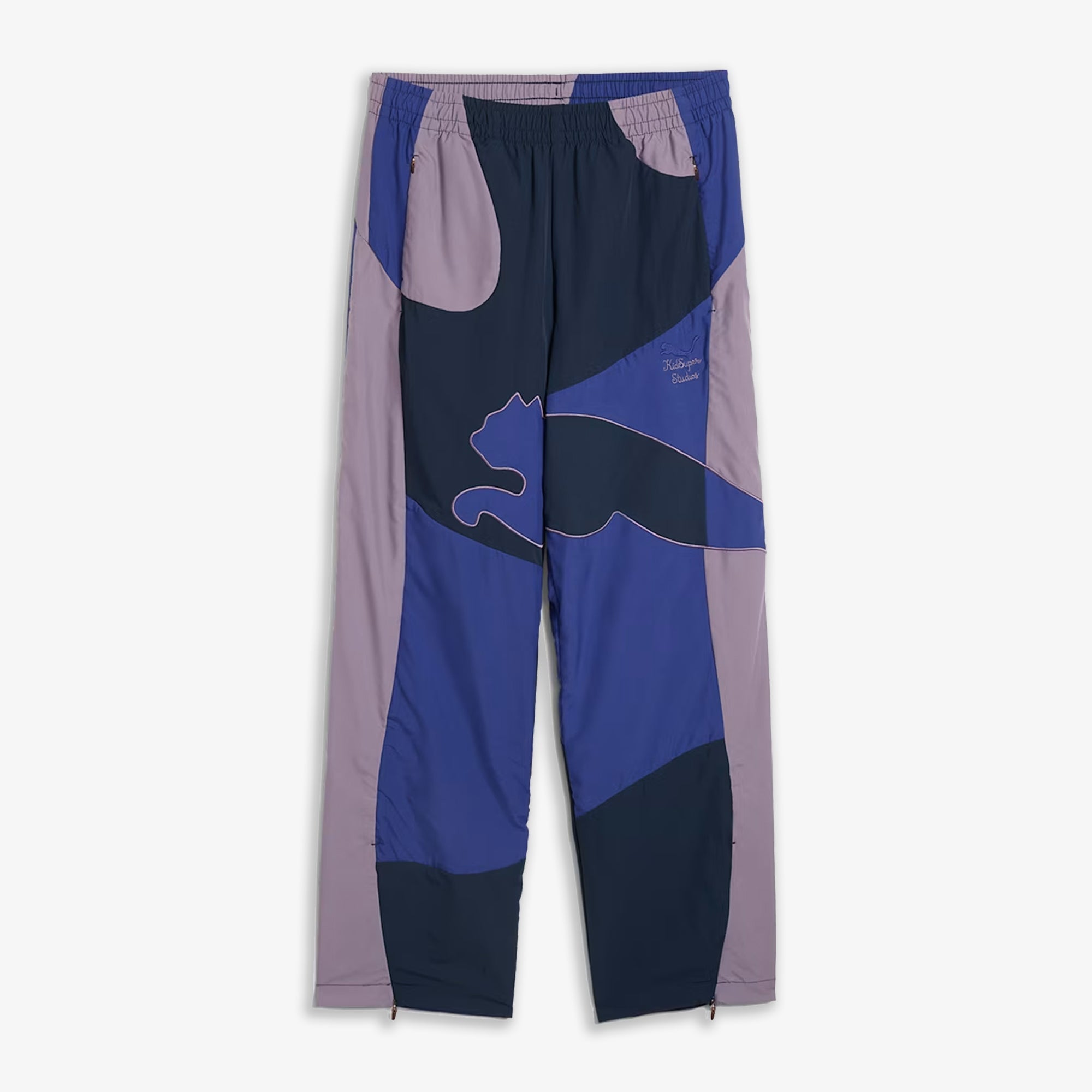 PUMA | x KIDSUPER CELLERATOR RELAXED FIT PANTS { LAPIS LAZULI - view 3