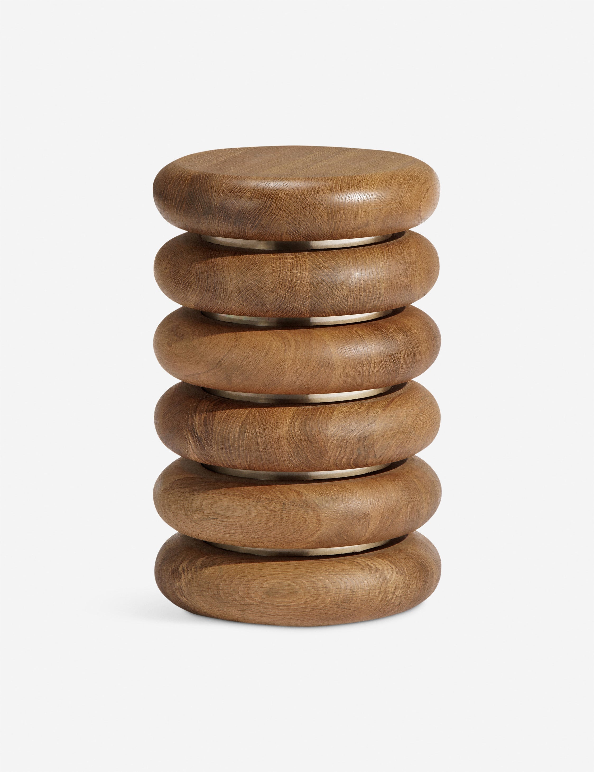 Lulu and Georgia Linus Round Side Table – Natural Oak
