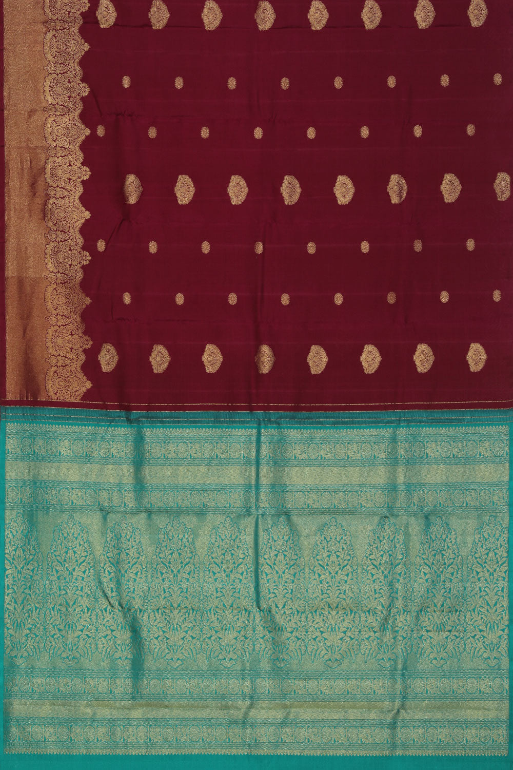 Kalanjali Gorgeous Plum-Pink Saree – Women's - view 3