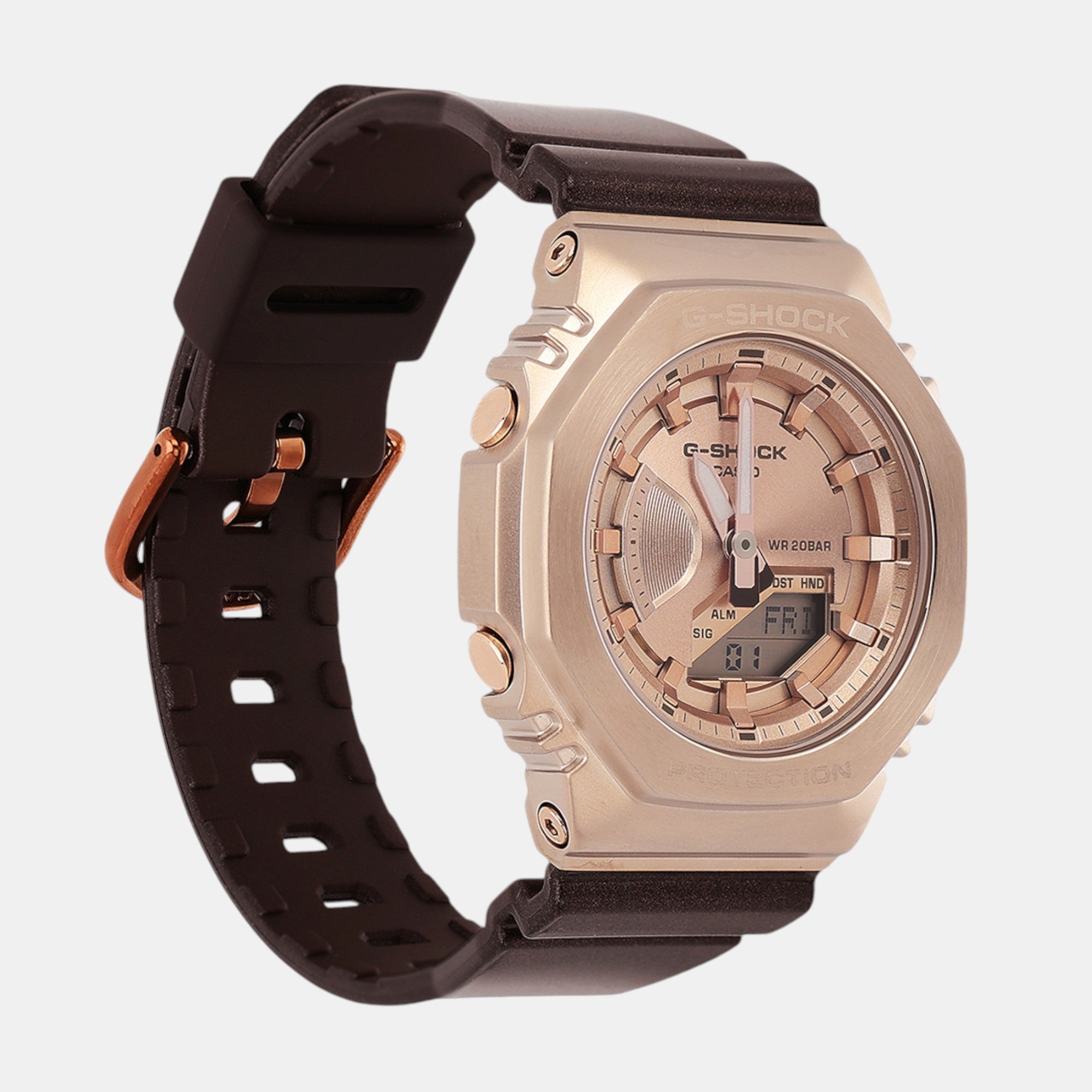 Casio G-Shock Women Quartz Rose Gold Dial Analog-Digital Resin Watch G1574 - view 2
