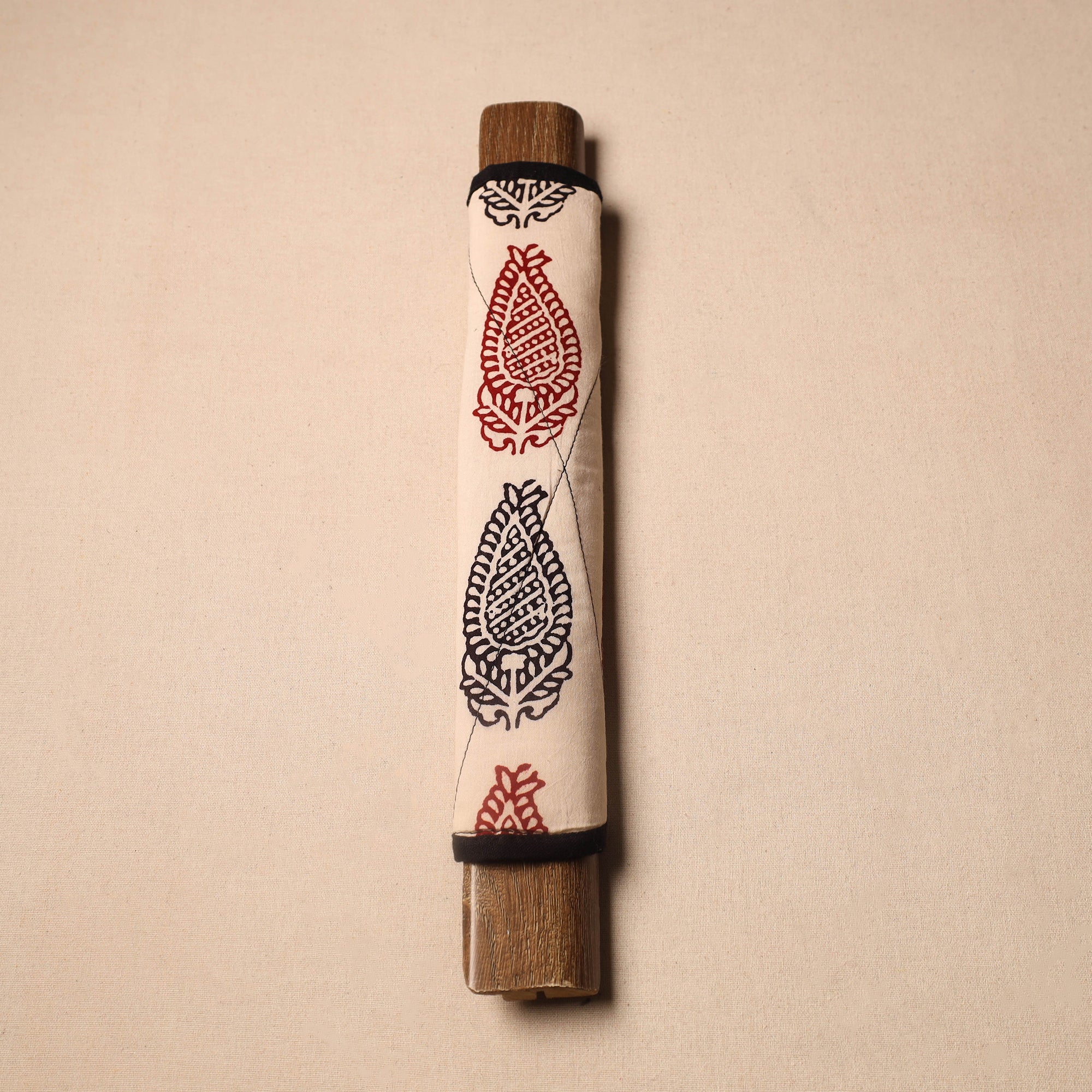 JALPARI Beige - Handmade Cotton Fridge Handle Cover 06