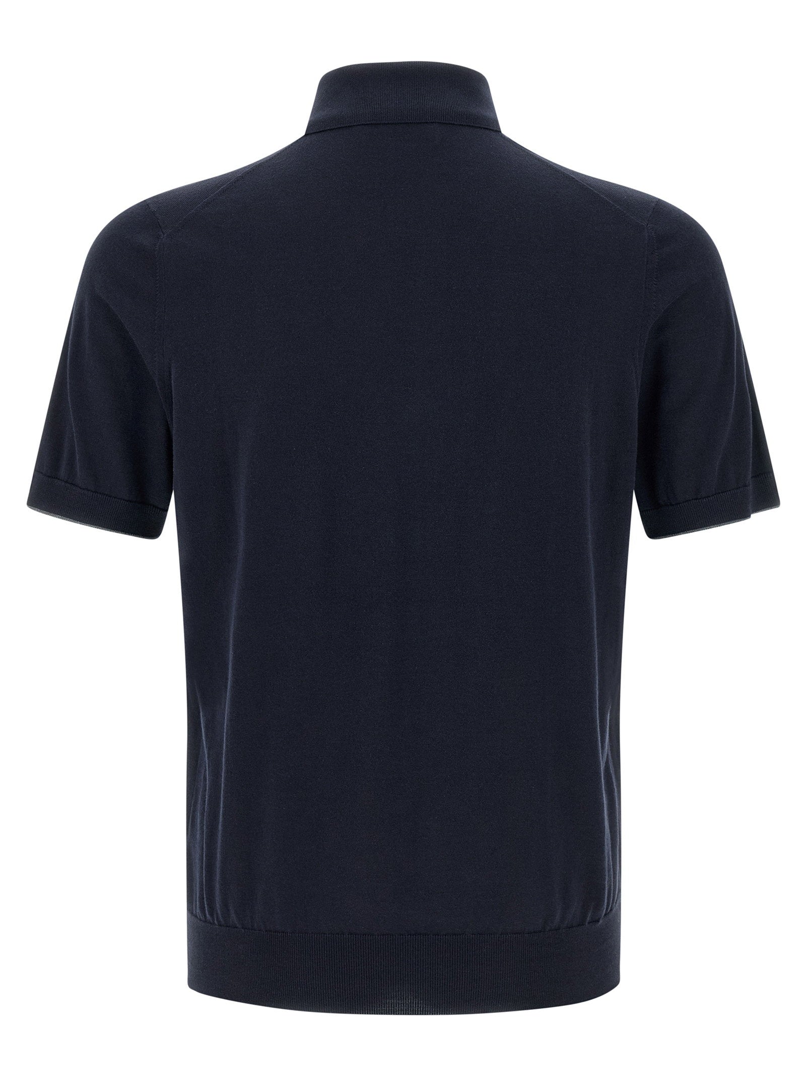 Brunello Cucinelli Logo Embroidery Polo Shirt - view 2