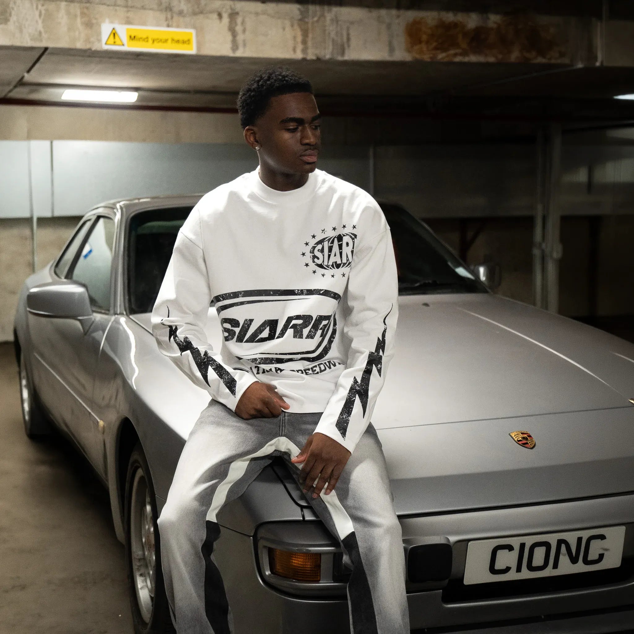 SIARR Speedway L/S White T-Shirt - view 7