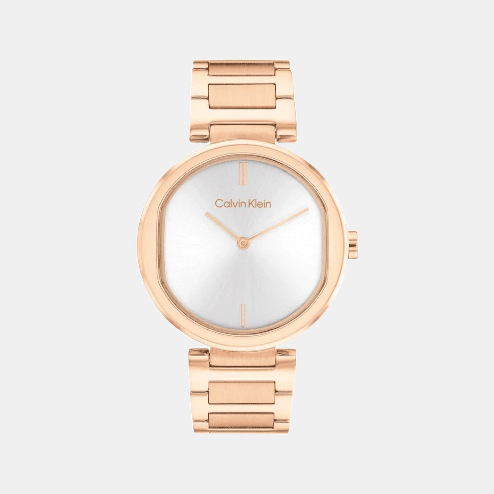 Calvin Klein Ck Sensation Women Quartz White Dial Analog Stainless Steel Watch 25200253