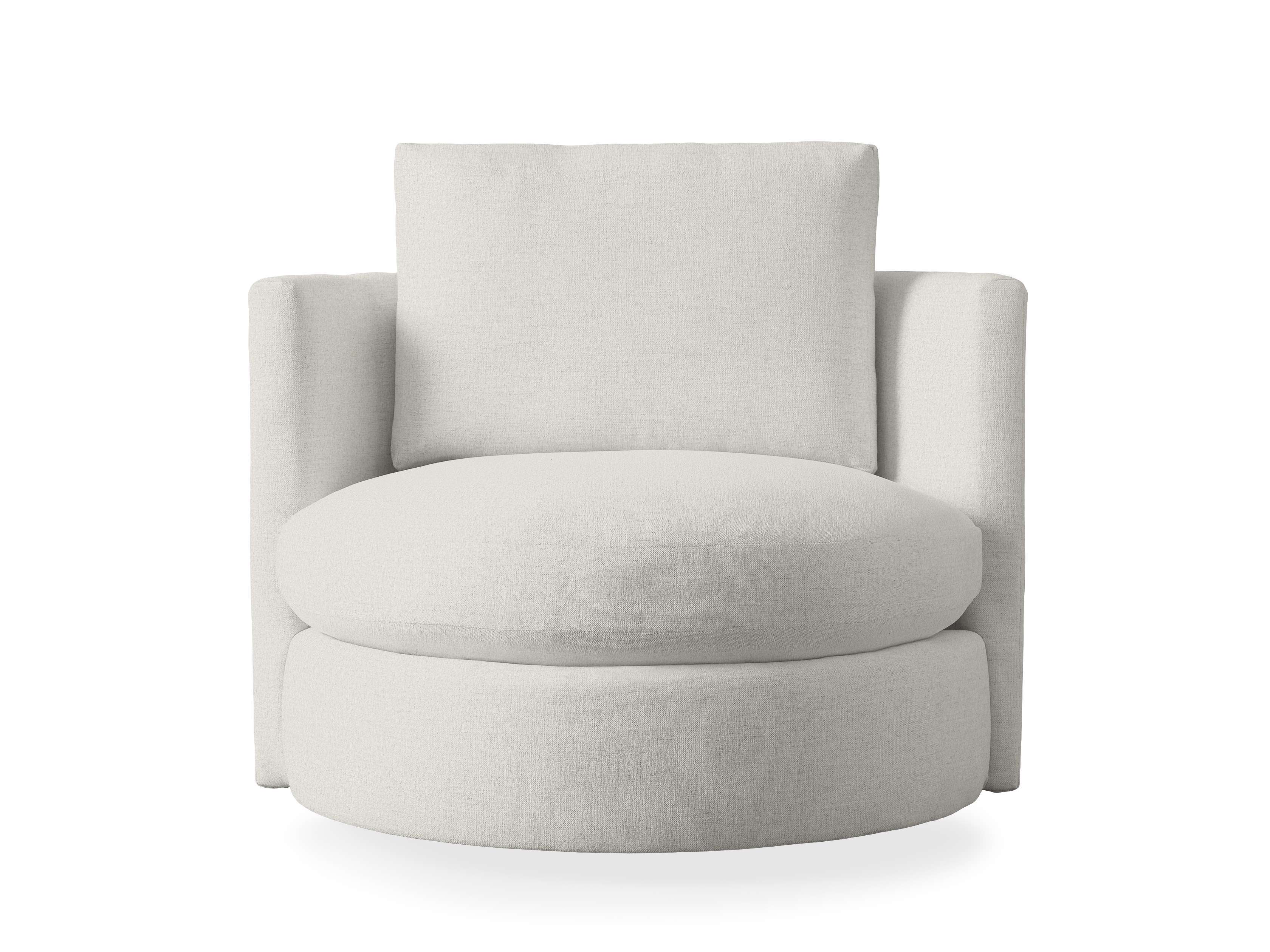 Arhaus Kipton Curved Swivel Chair