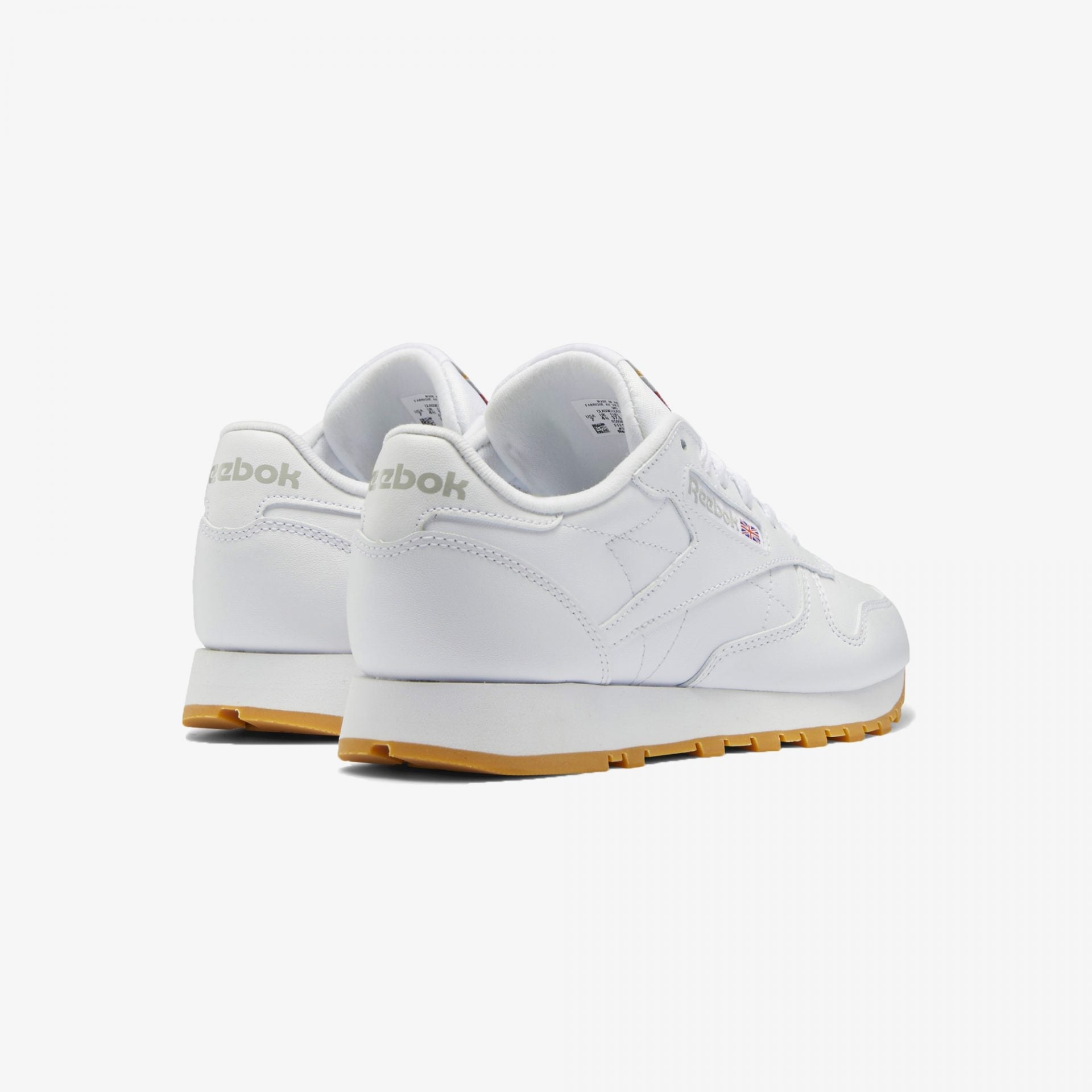Reebok | CLASSIC LEATHER { PURE GREY 3 / REEBOK RUBBER GUM-03 - view 2