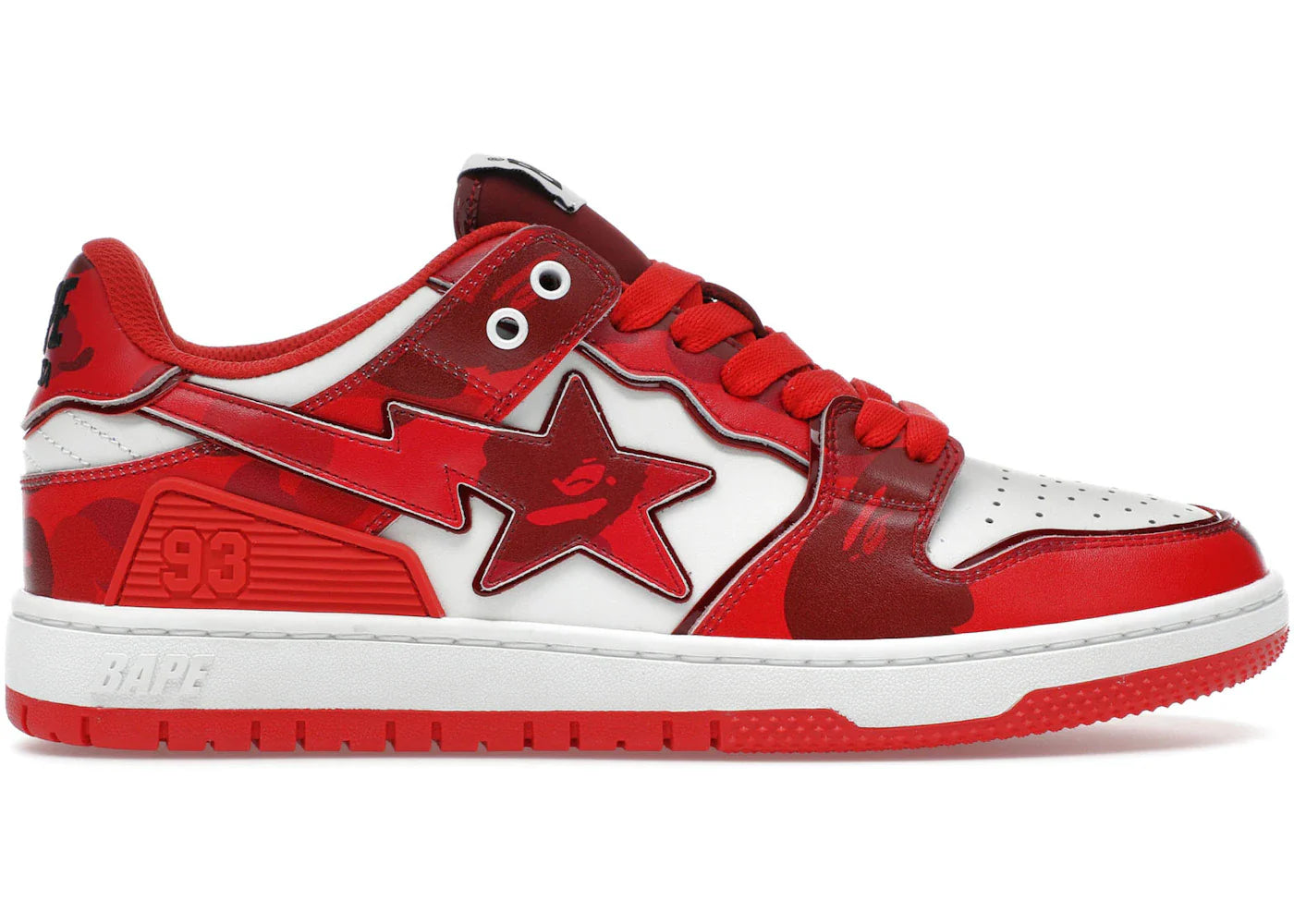 Sk8 sta 1 – A Bathing Ape Bape SK8 Sta #1 M2 Red Camo