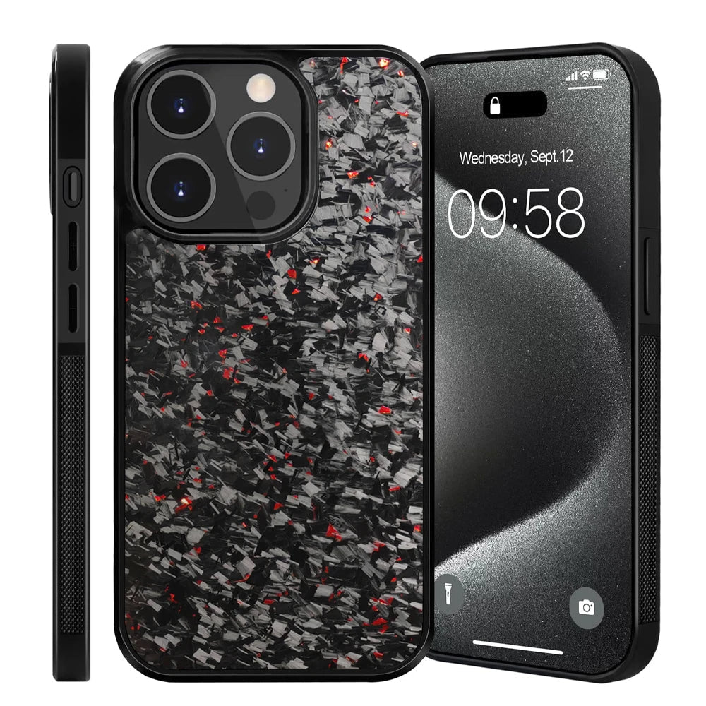 Million Cases Fragmented Confetti Carbon Fiber Case - iPhone