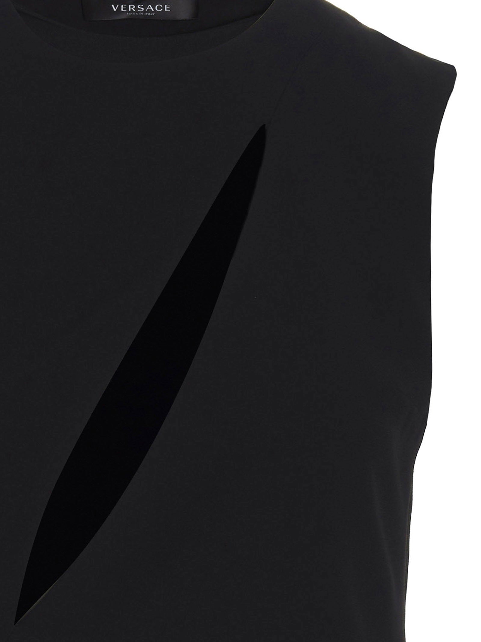 Versace Cut Out Midi Dress – 74% acetate 26% viscose - view 3