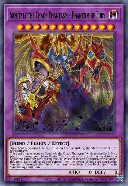Yu-Gi-Oh! Armityle the Chaos Phantasm - Phantom of Fury - PHRA-EN035 - Ultra Rare - 1st Edition